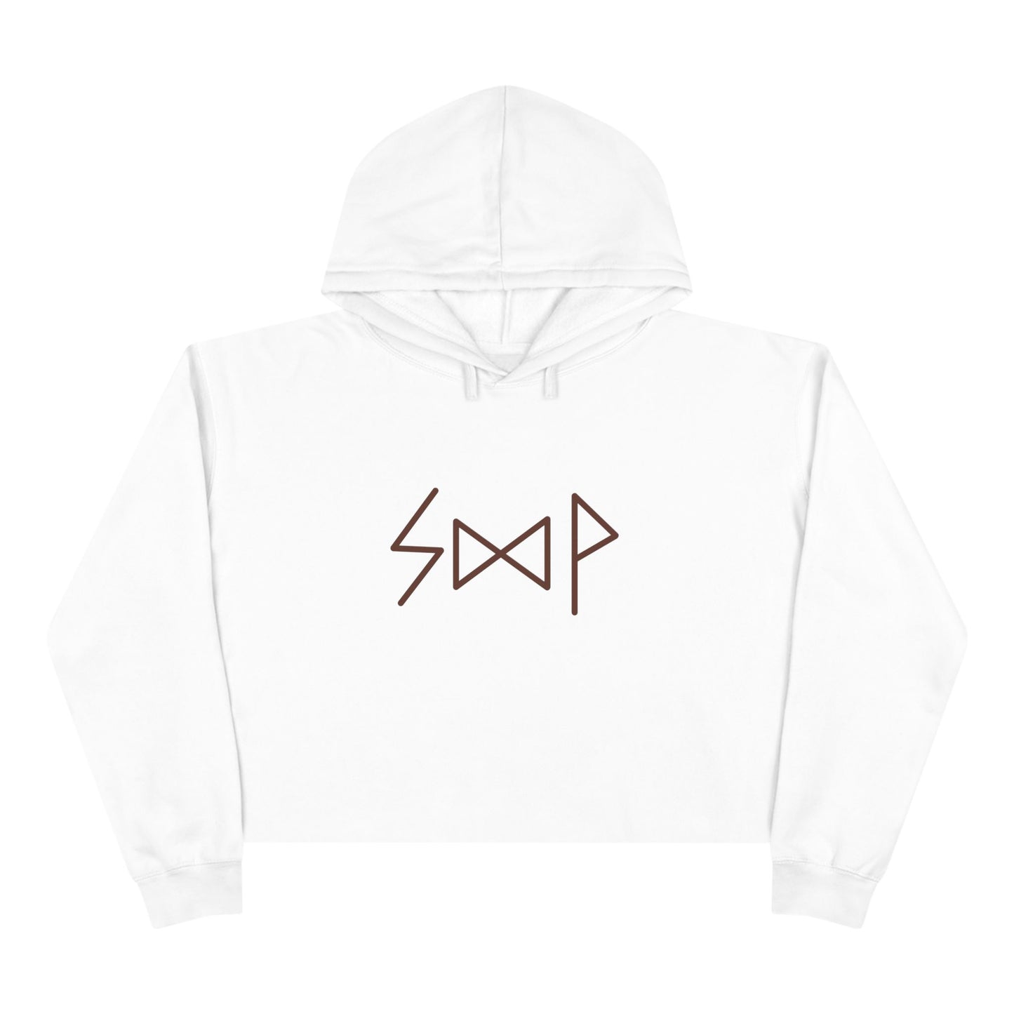 "A Successful Way Out of The Situation" Crop Hoodie