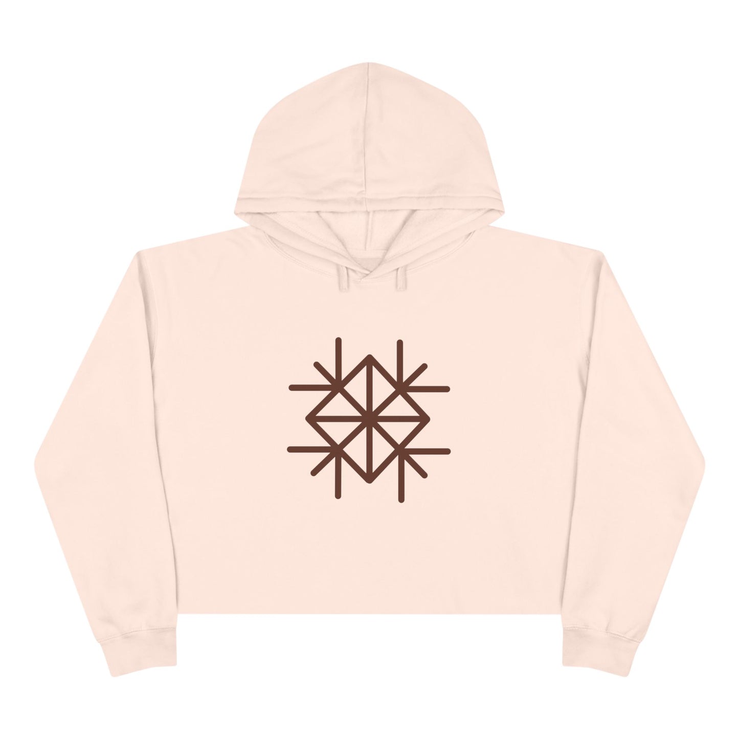 "A Universal Code That Can Cope With Any Problem Aimed at Positive Situations" Crop Hoodie