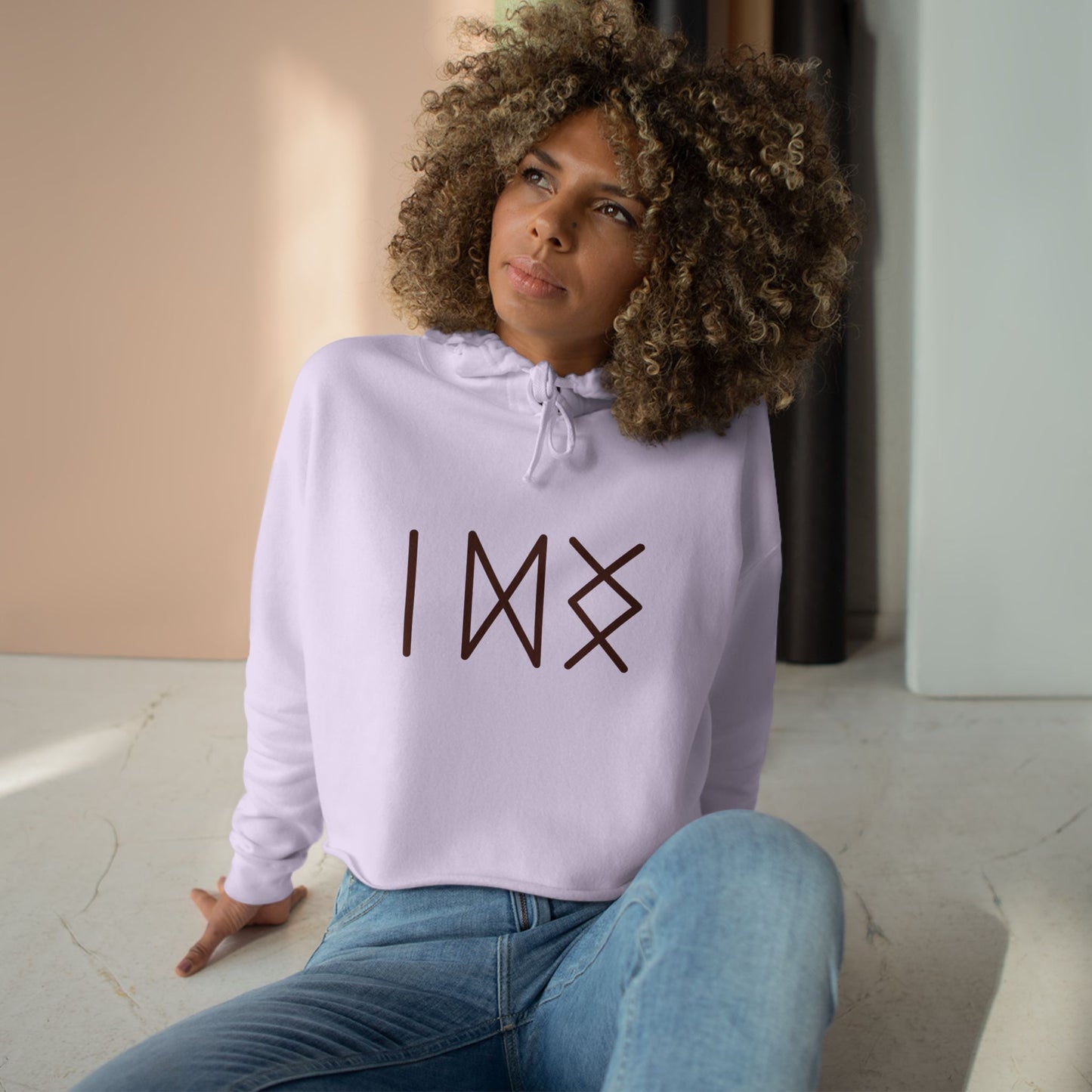 "Capable of Bringing Absolutely Any Sphere of Life From a State of Stagnation To a Positive State" Crop Hoodie