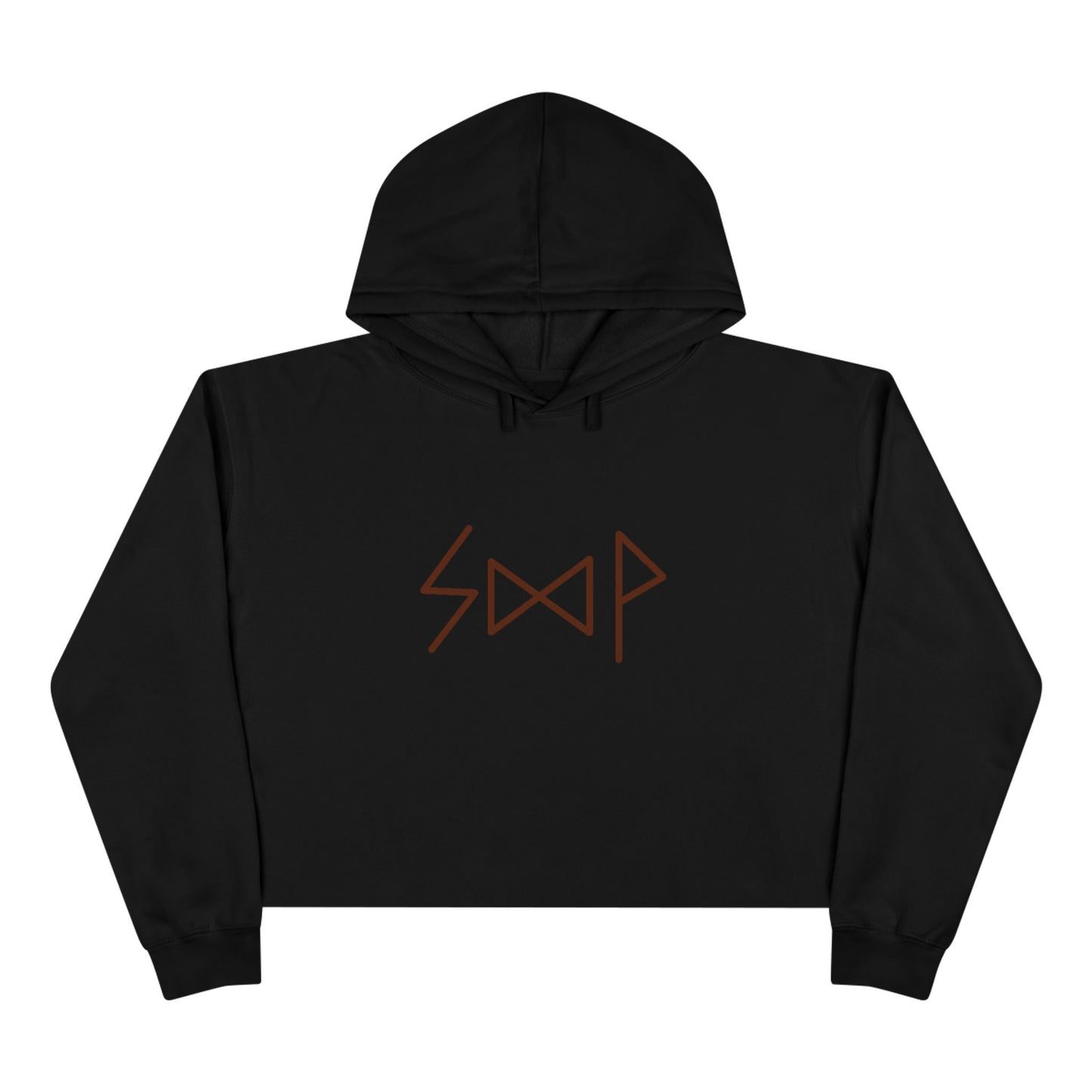 "A Successful Way Out of The Situation" Crop Hoodie