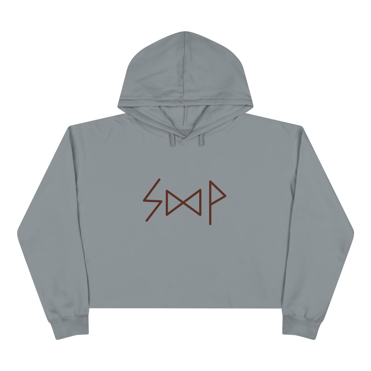 "A Successful Way Out of The Situation" Crop Hoodie
