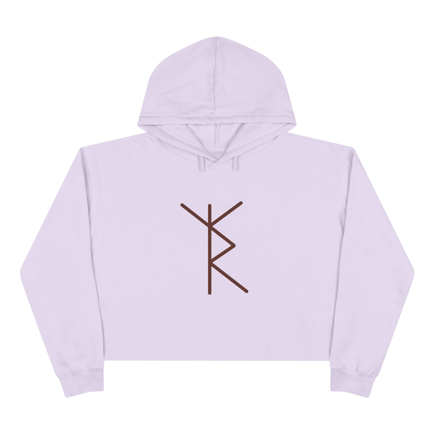 "The road to joy under the protection of higher powers for quick responses and operation" Crop Hoodie