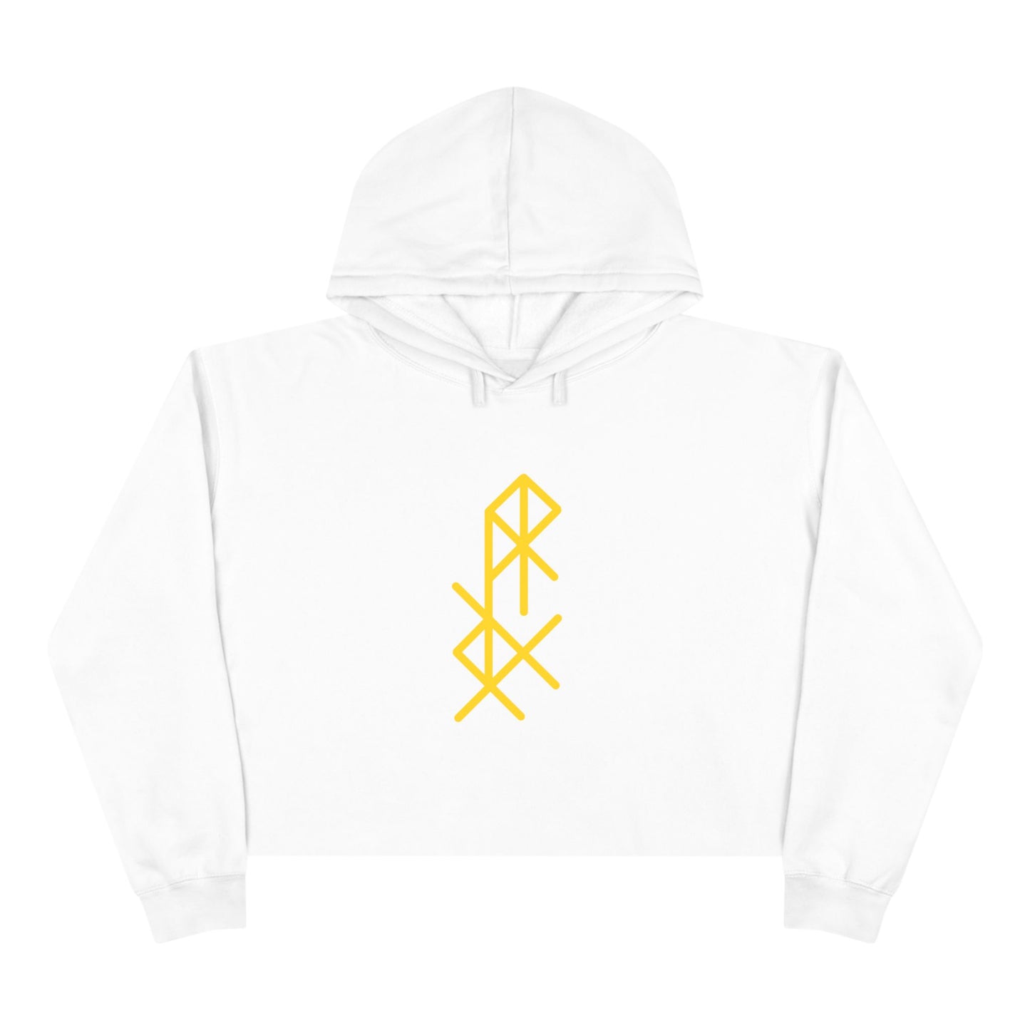 "Winning the lottery & luck" Crop Hoodie