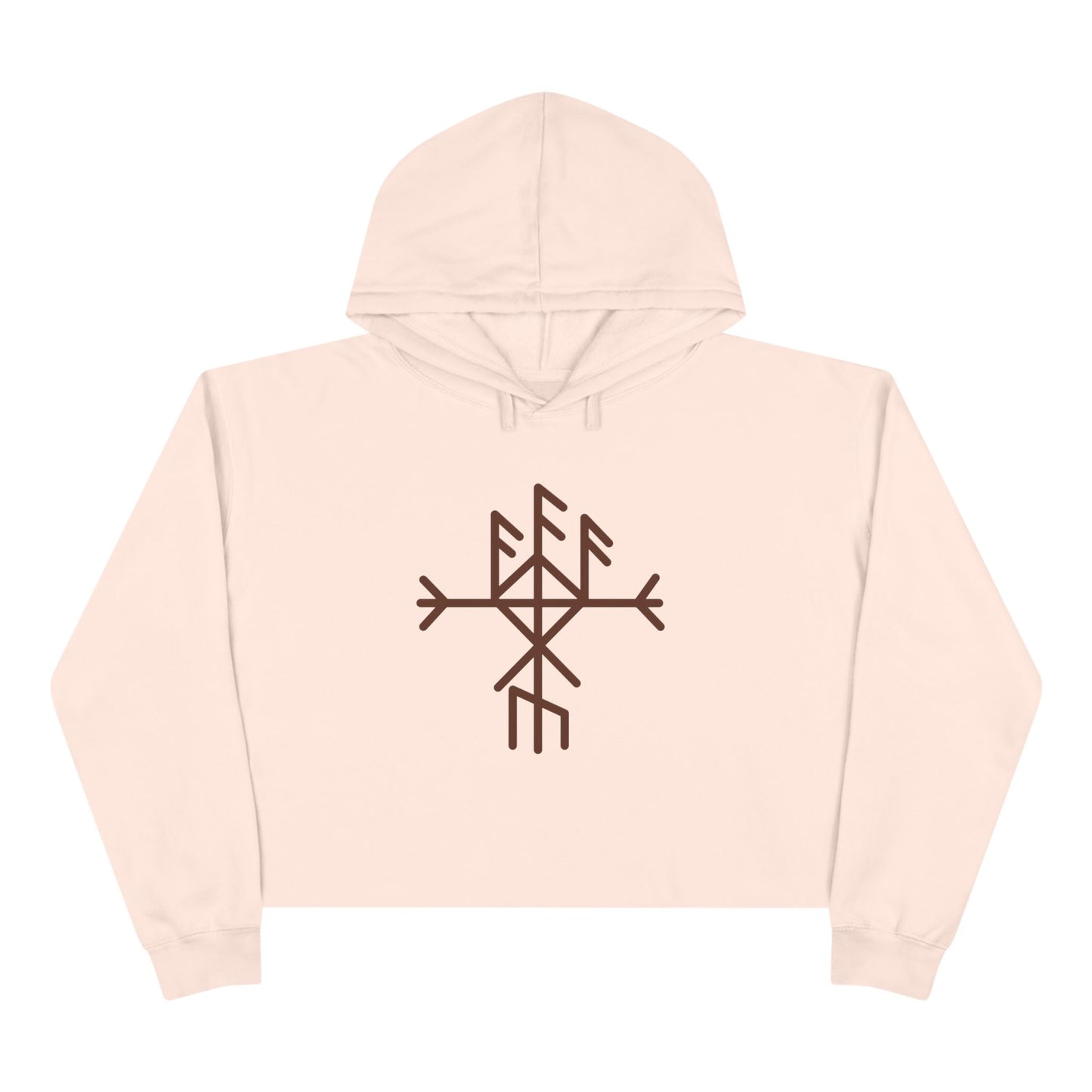 'A dream comes true, be sure to visualize the outcome you desire" Crop Hoodie