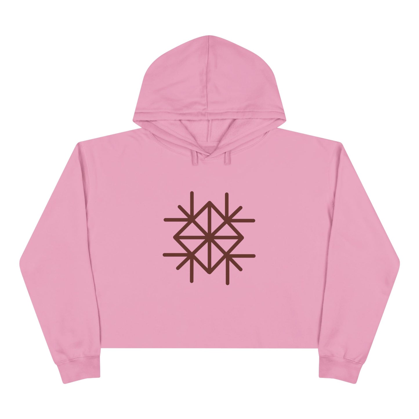 "A Universal Code That Can Cope With Any Problem Aimed at Positive Situations" Crop Hoodie
