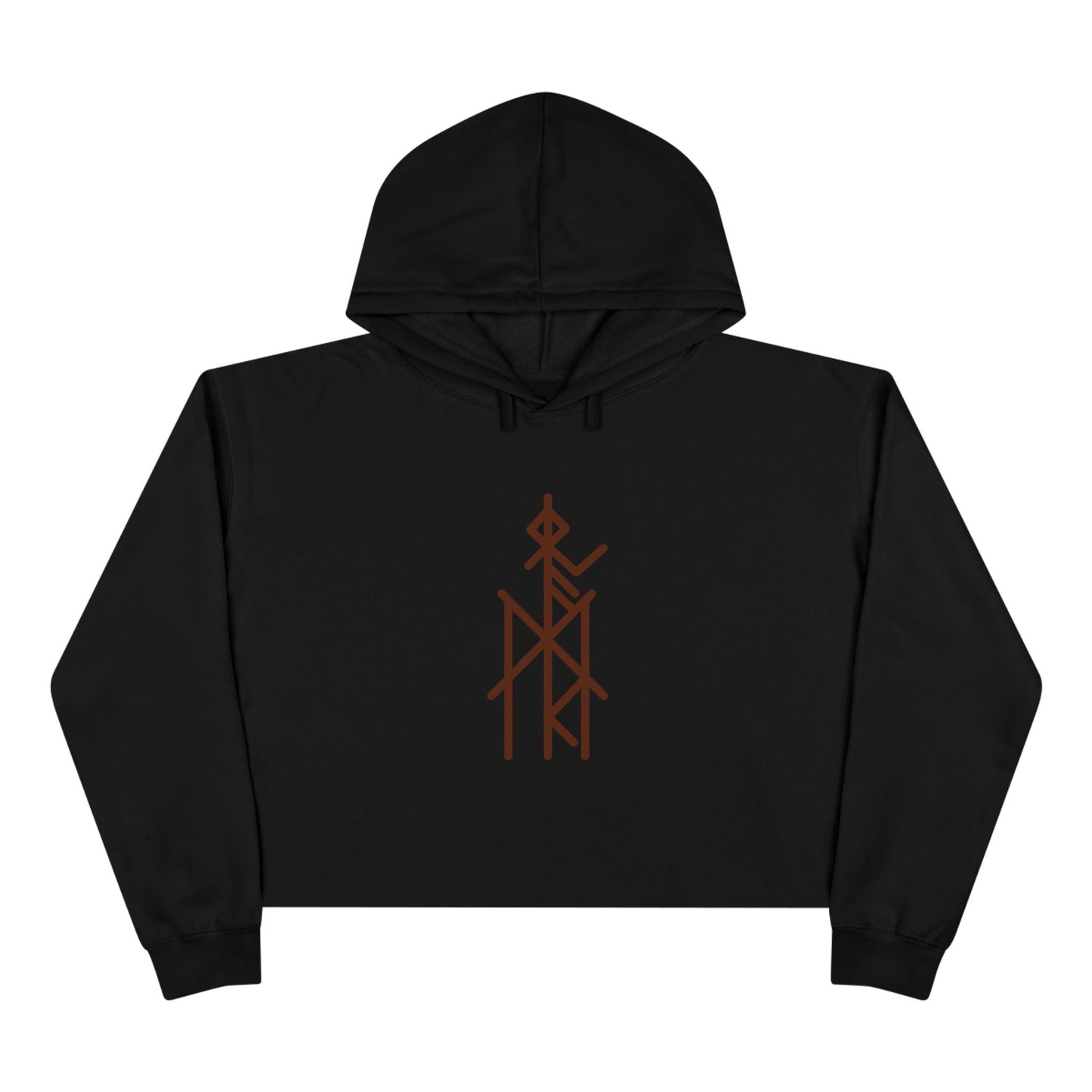 "The Conductor, divine power in action" Crop Hoodie