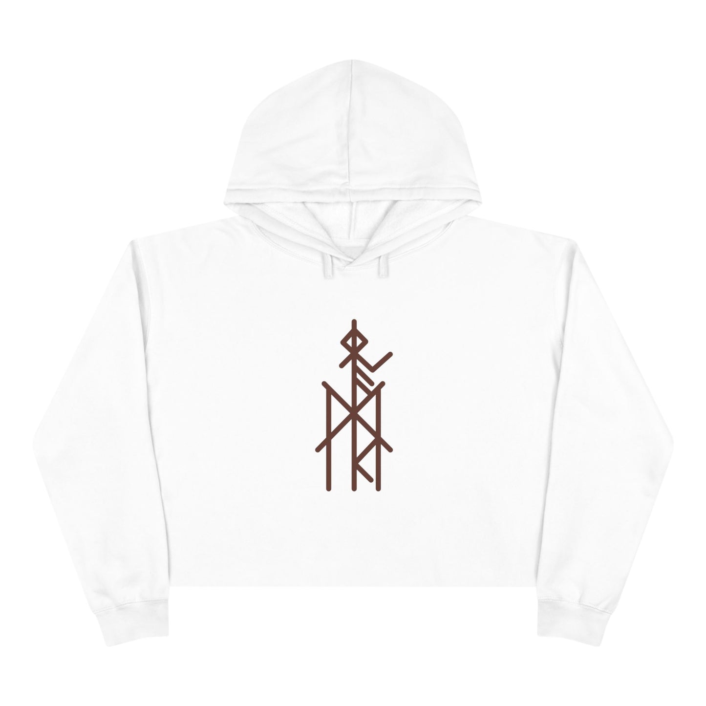 "The Conductor, divine power in action" Crop Hoodie