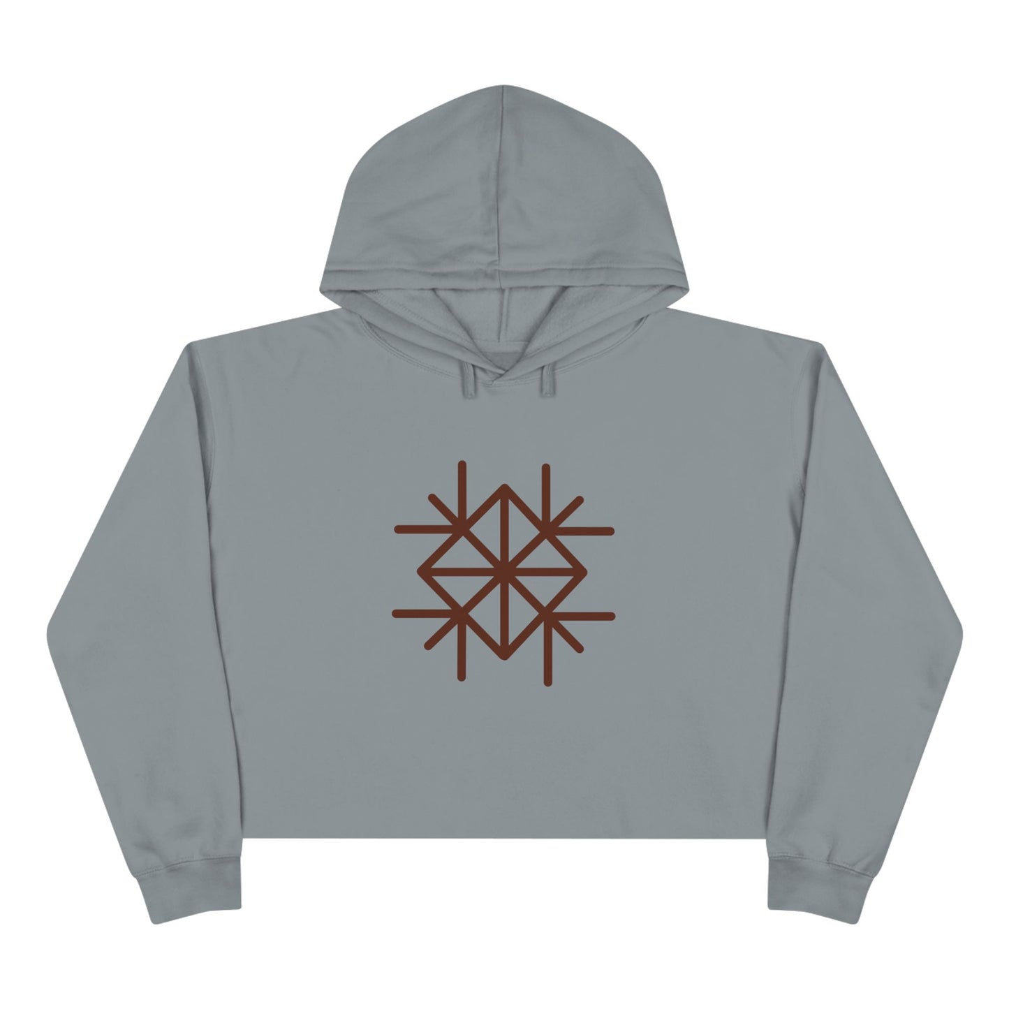"A Universal Code That Can Cope With Any Problem Aimed at Positive Situations" Crop Hoodie