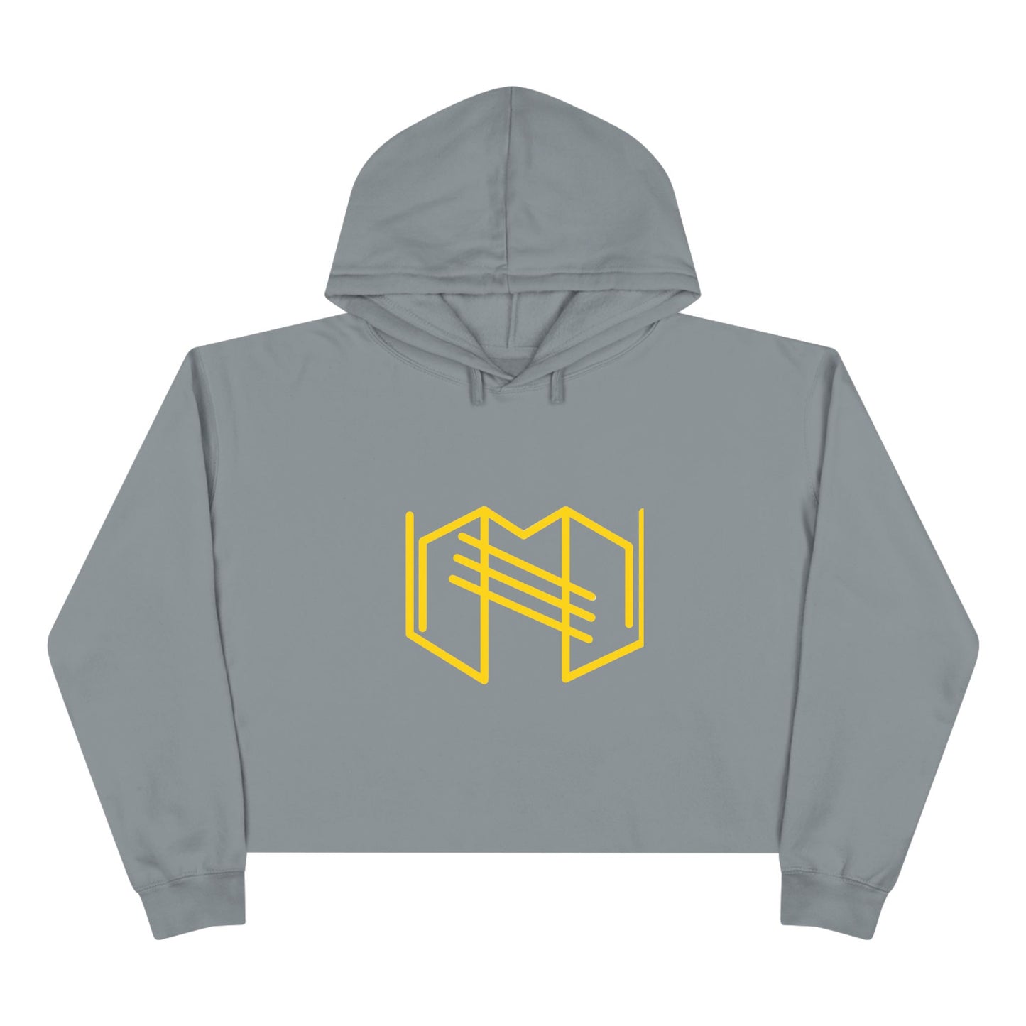 "Reversing (reverse action)" Crop Hoodie