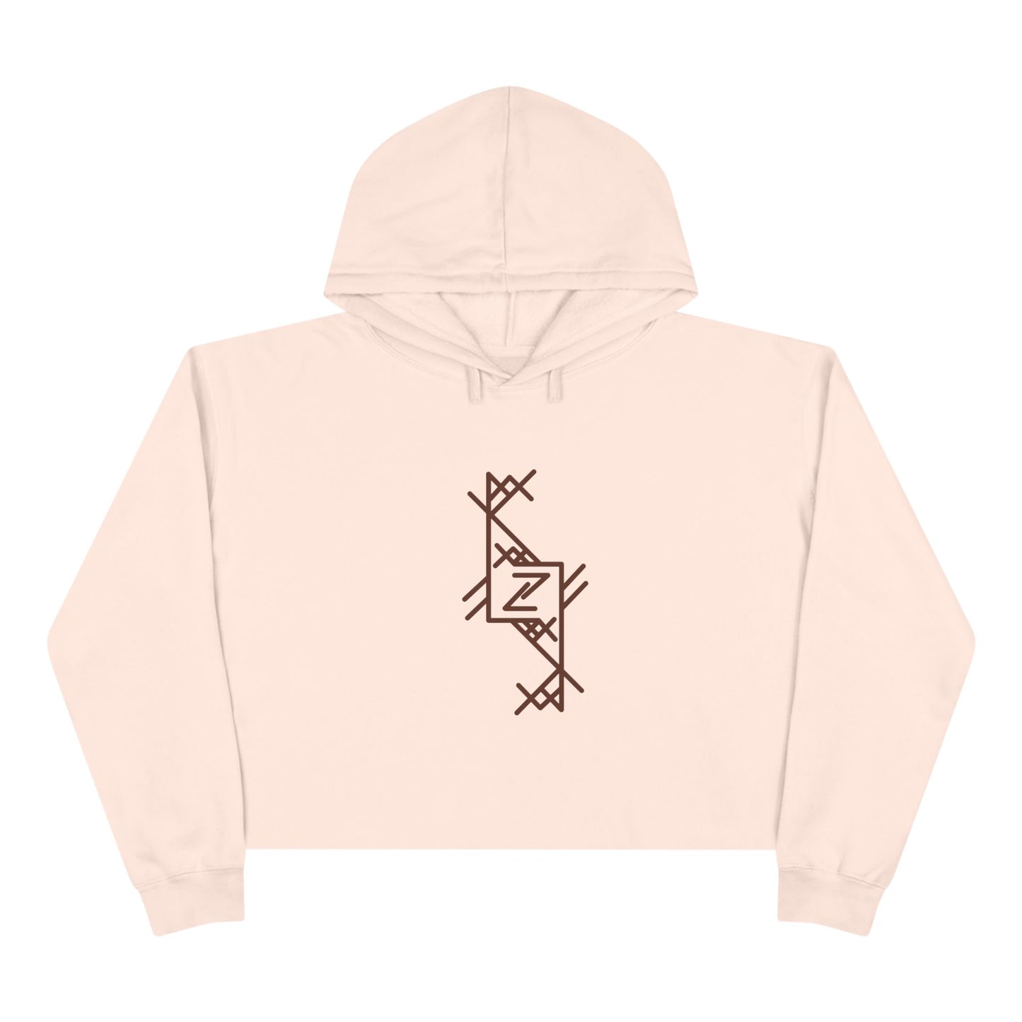 "Attitude to increase monetary income" Crop Hoodie