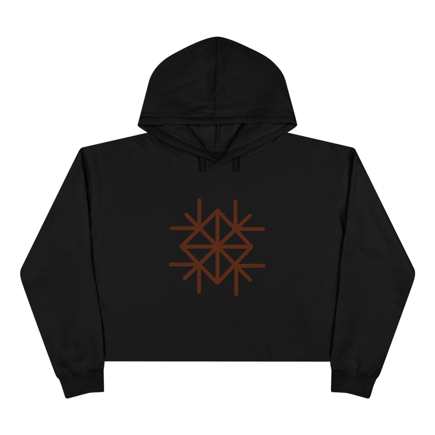 "A Universal Code That Can Cope With Any Problem Aimed at Positive Situations" Crop Hoodie