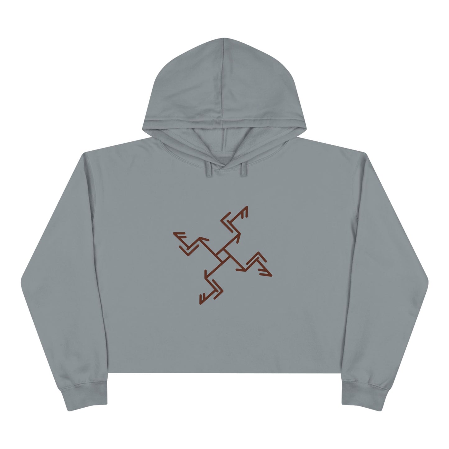 "A place of power" Crop Hoodie