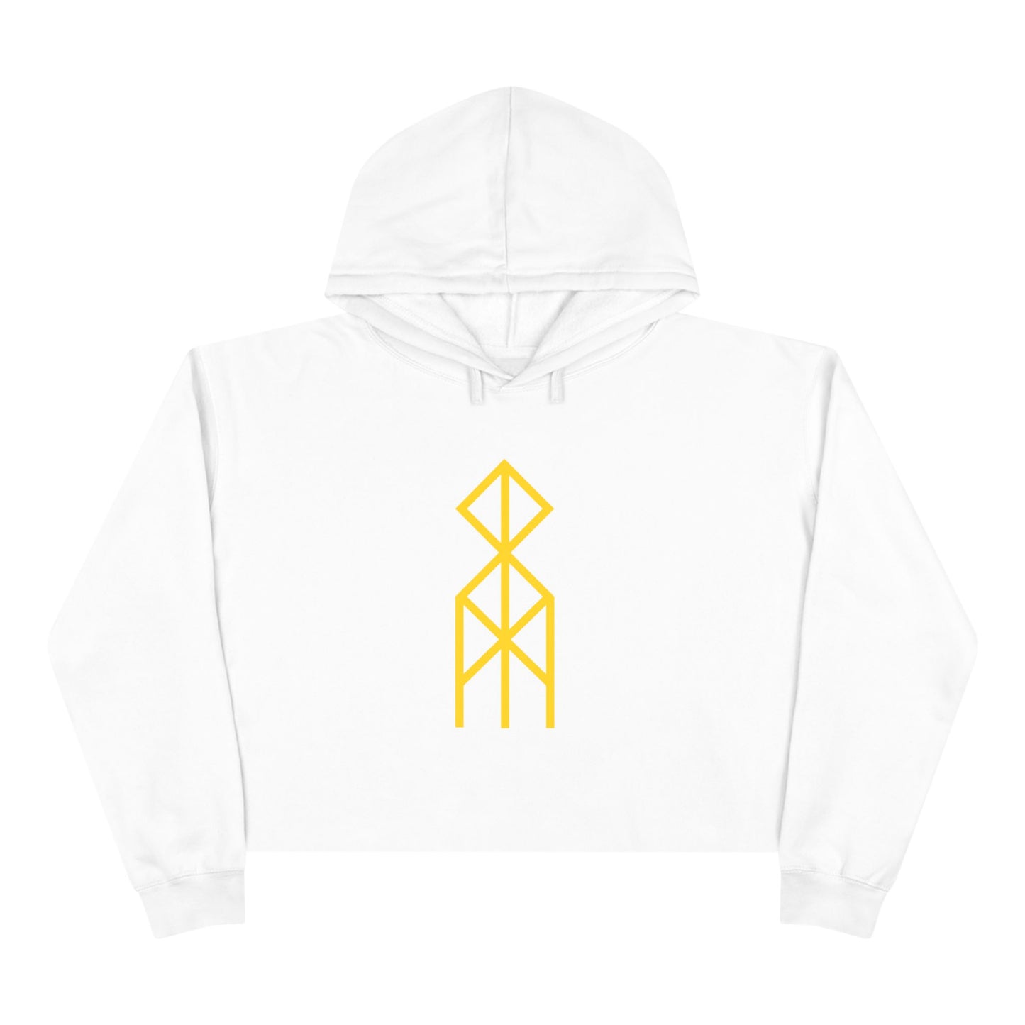 "Achieve a breakthrough in any stagnant situation" Crop Hoodie