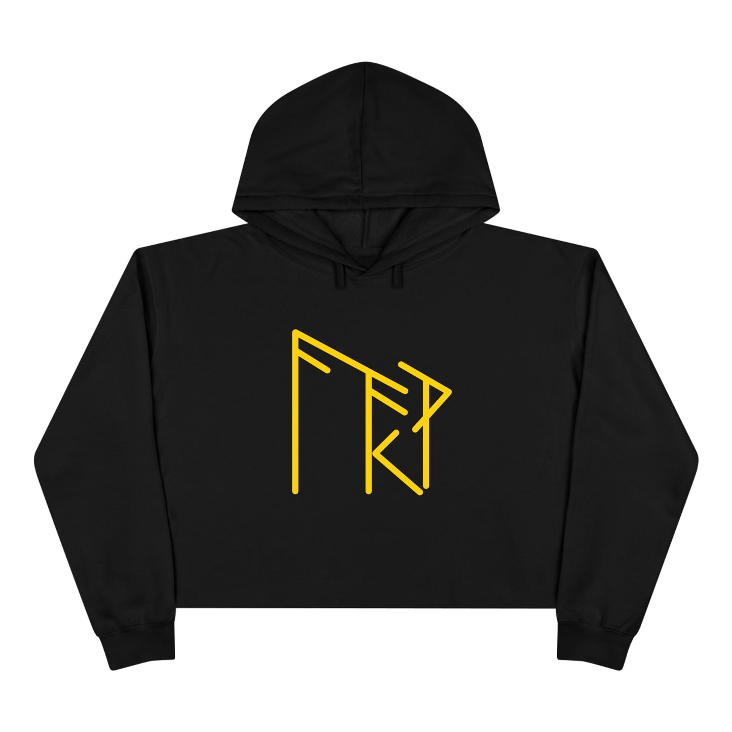 "Attracting good luck" Crop Hoodie