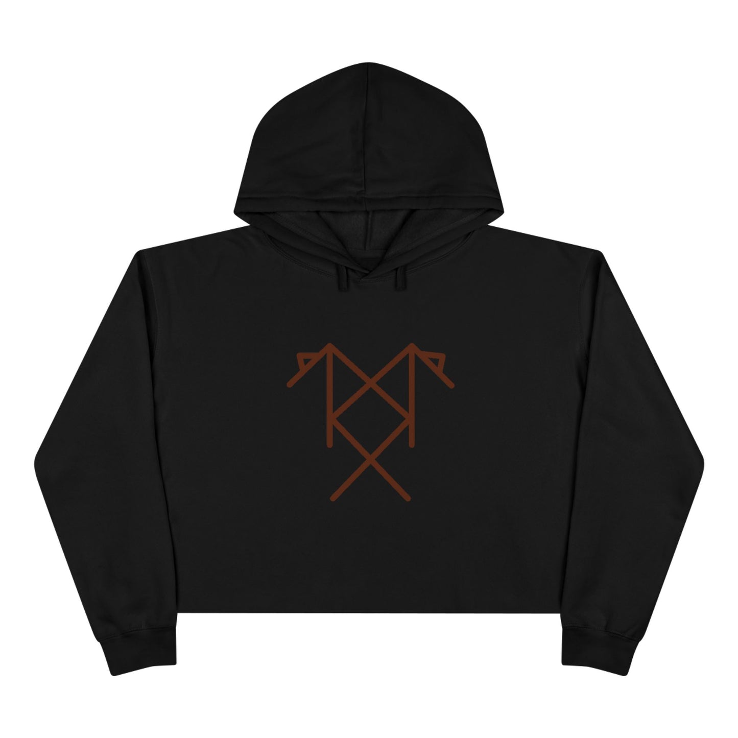 "Eliminate All Obstacles, Barriers, Blocks on Your Path to Achieve Any Goal" Crop Hoodie