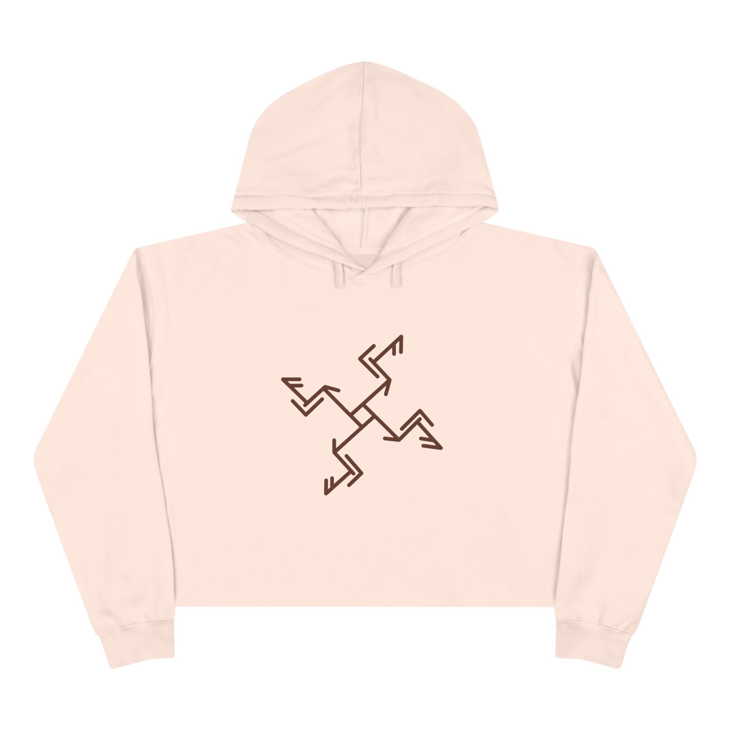 "A place of power" Crop Hoodie