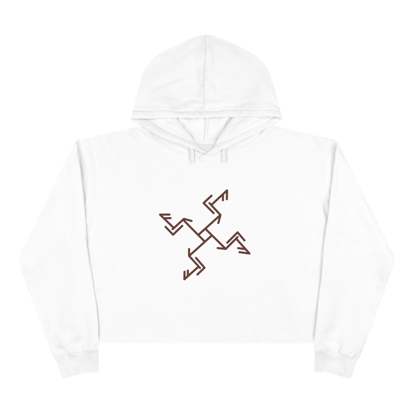"A place of power" Crop Hoodie