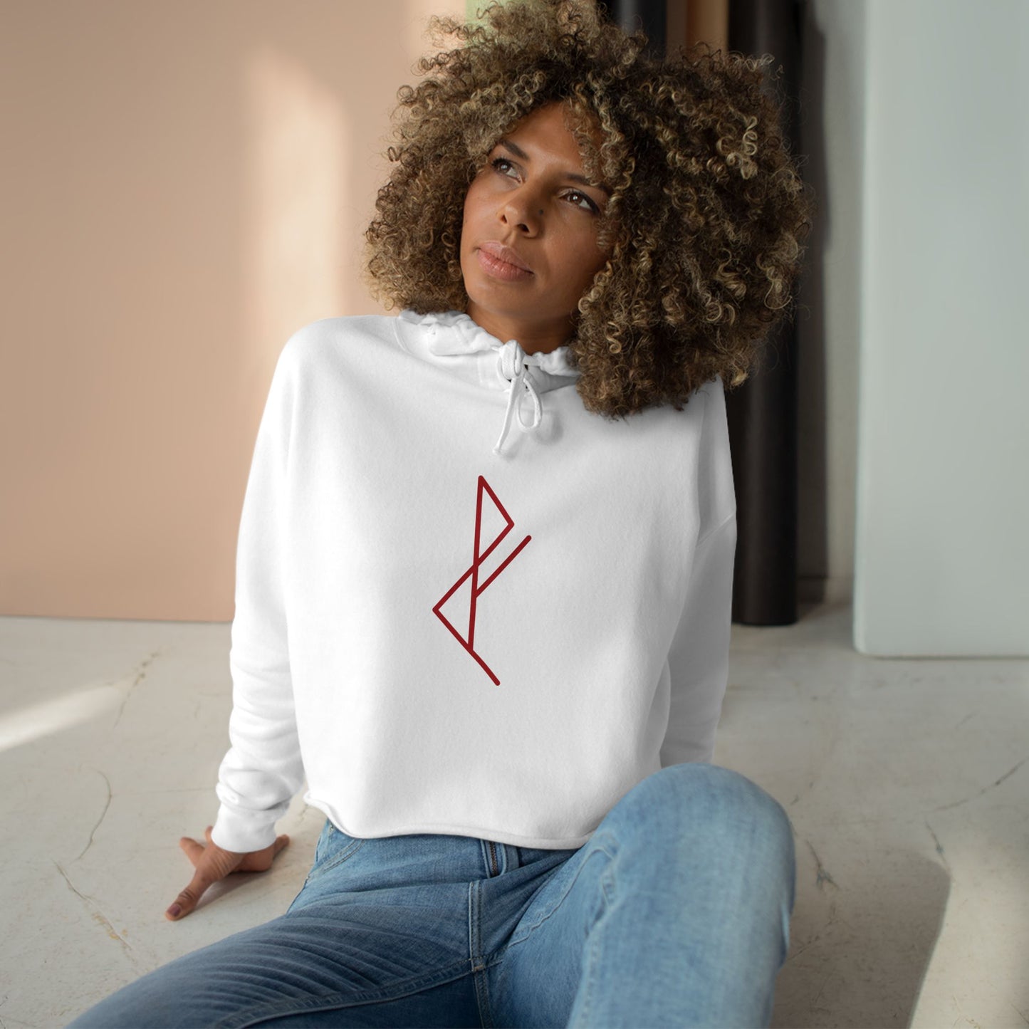 "Hit the jackpot" Crop Hoodie