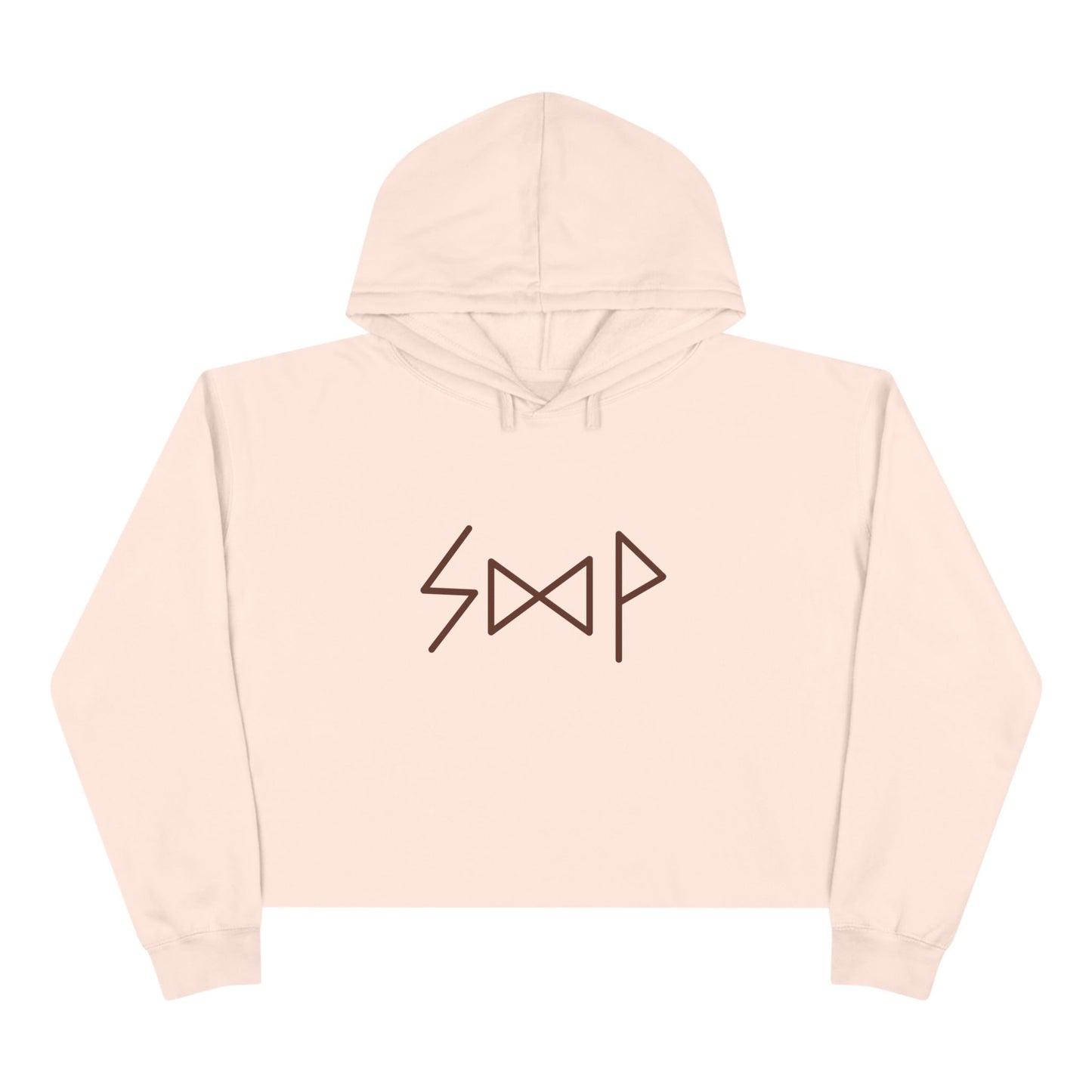 "A Successful Way Out of The Situation" Crop Hoodie