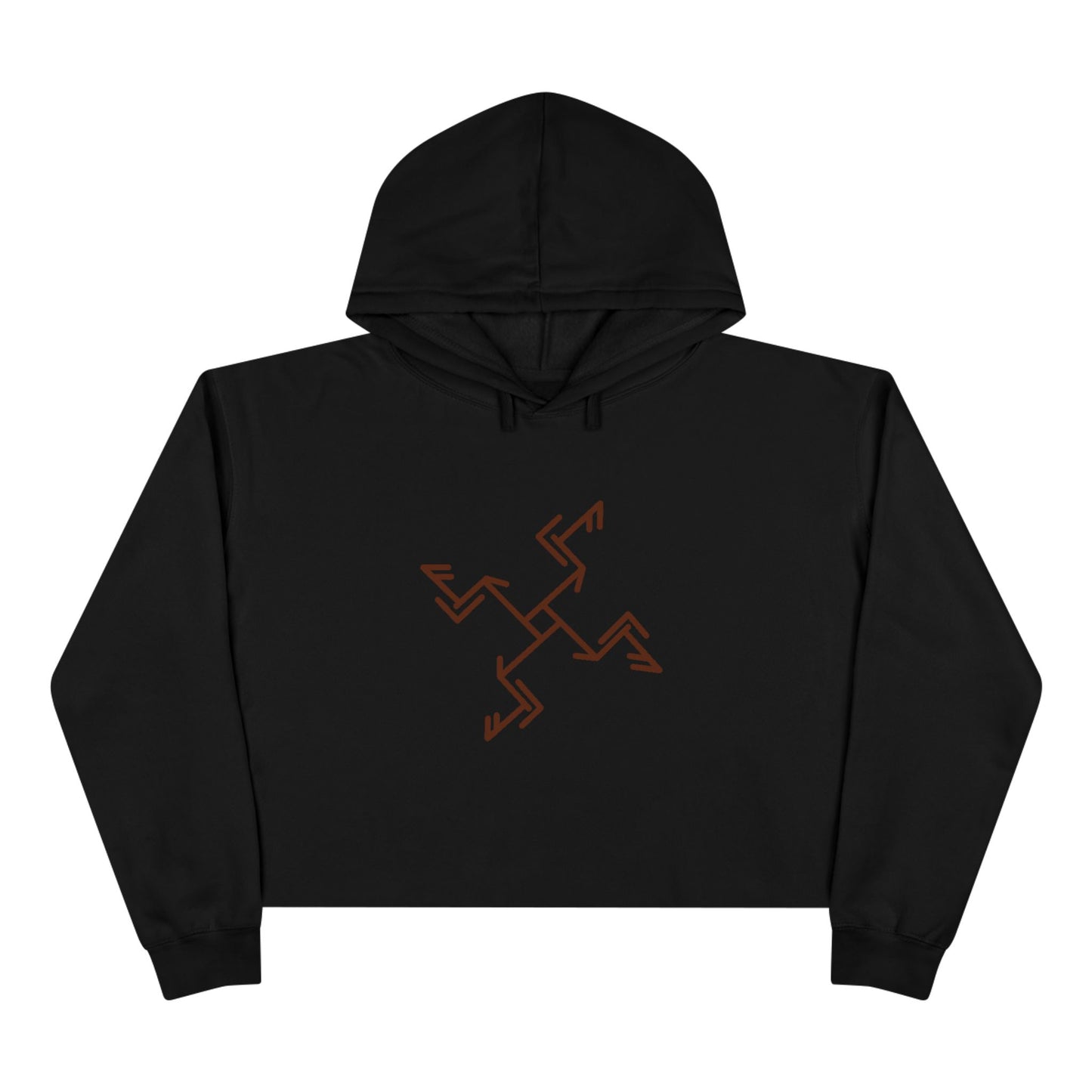 "A place of power" Crop Hoodie