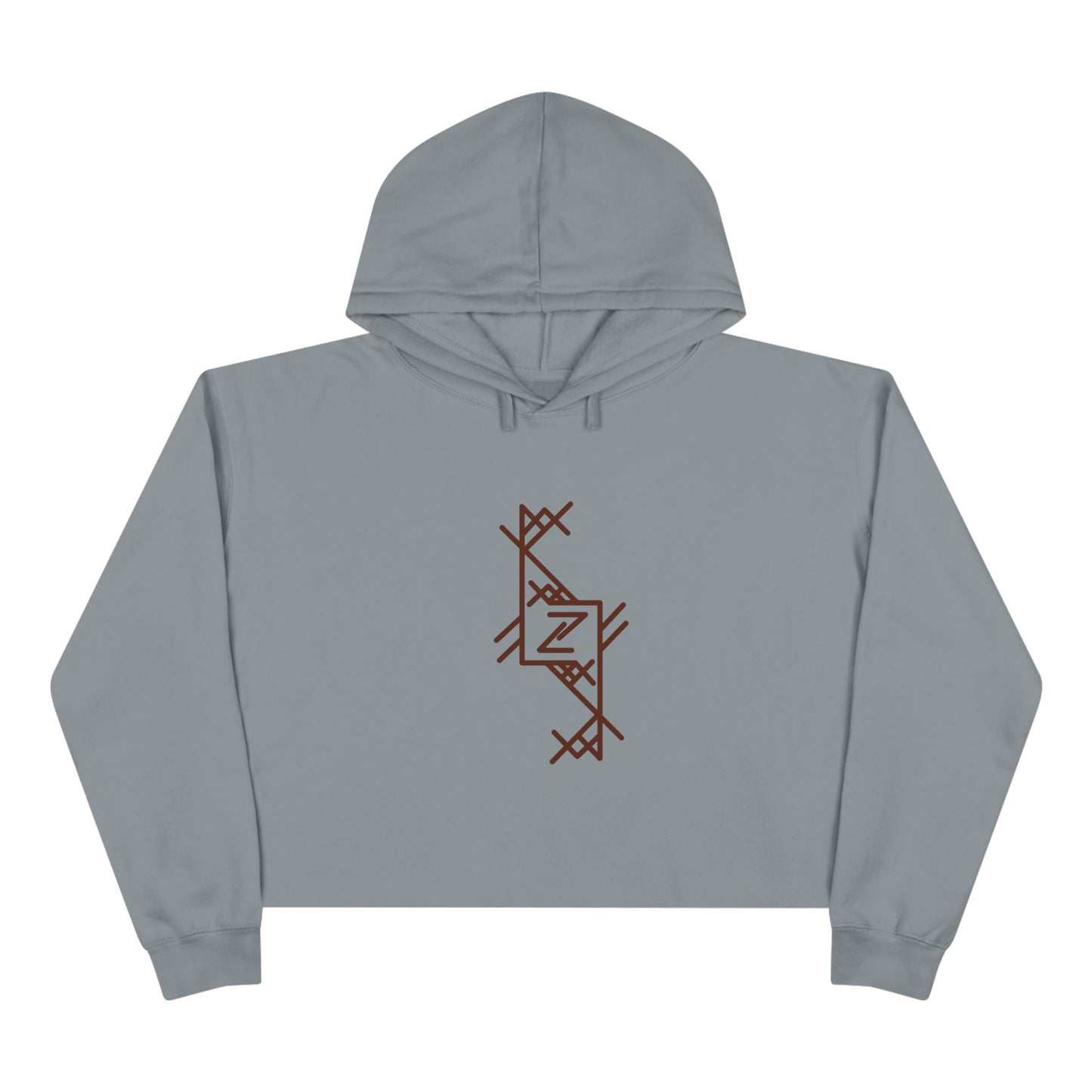 "Attitude to increase monetary income" Crop Hoodie