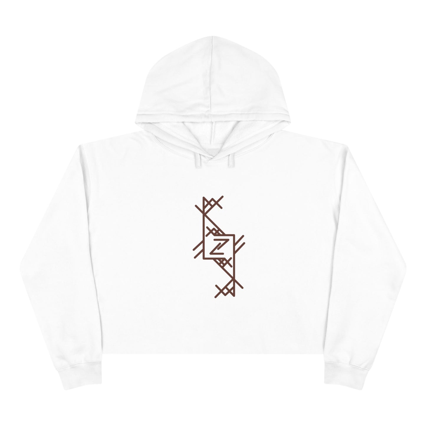 "Attitude to increase monetary income" Crop Hoodie