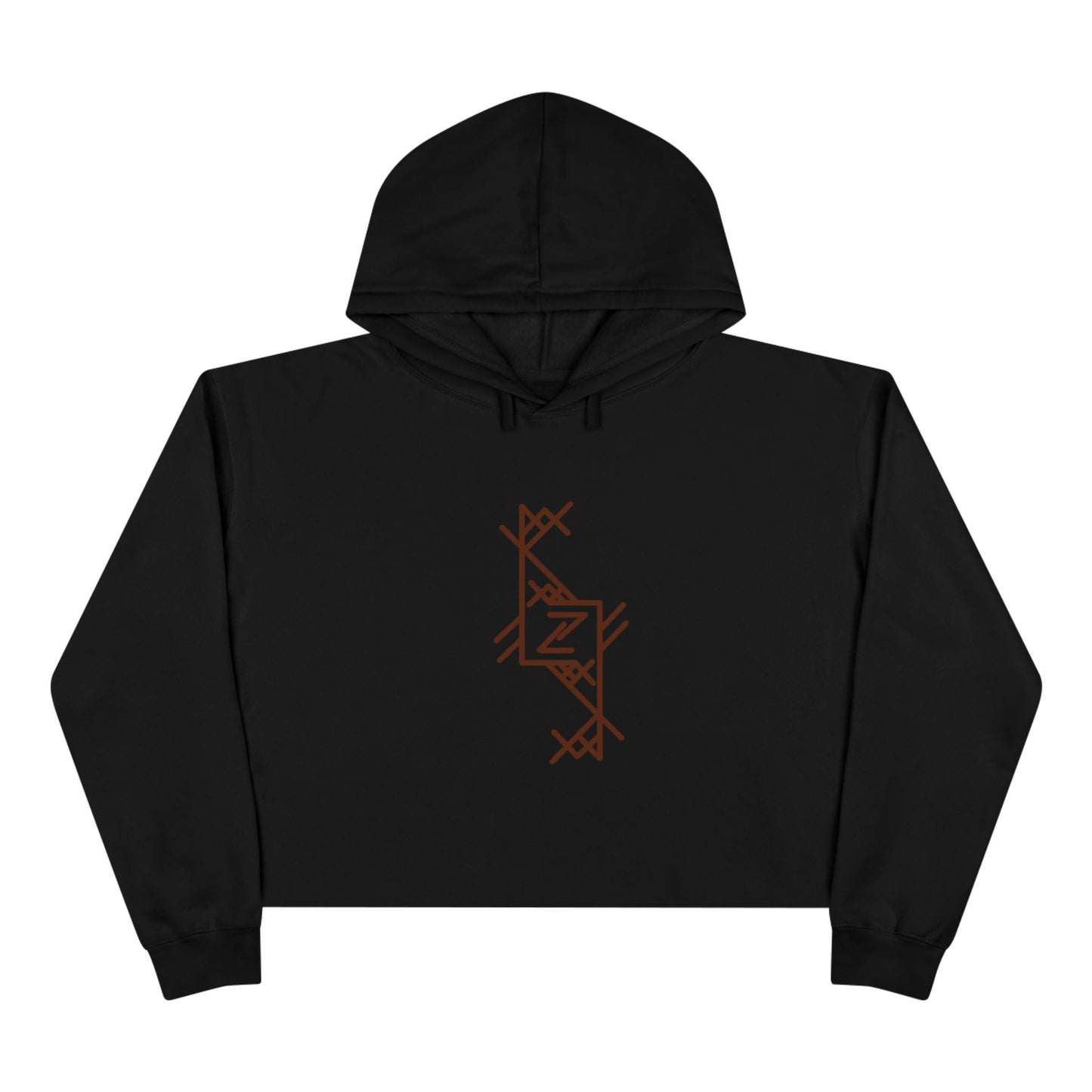 "Attitude to increase monetary income" Crop Hoodie