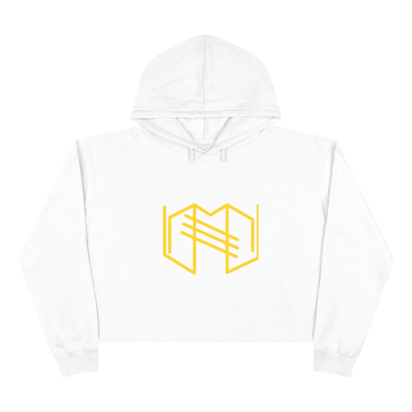 "Reversing (reverse action)" Crop Hoodie