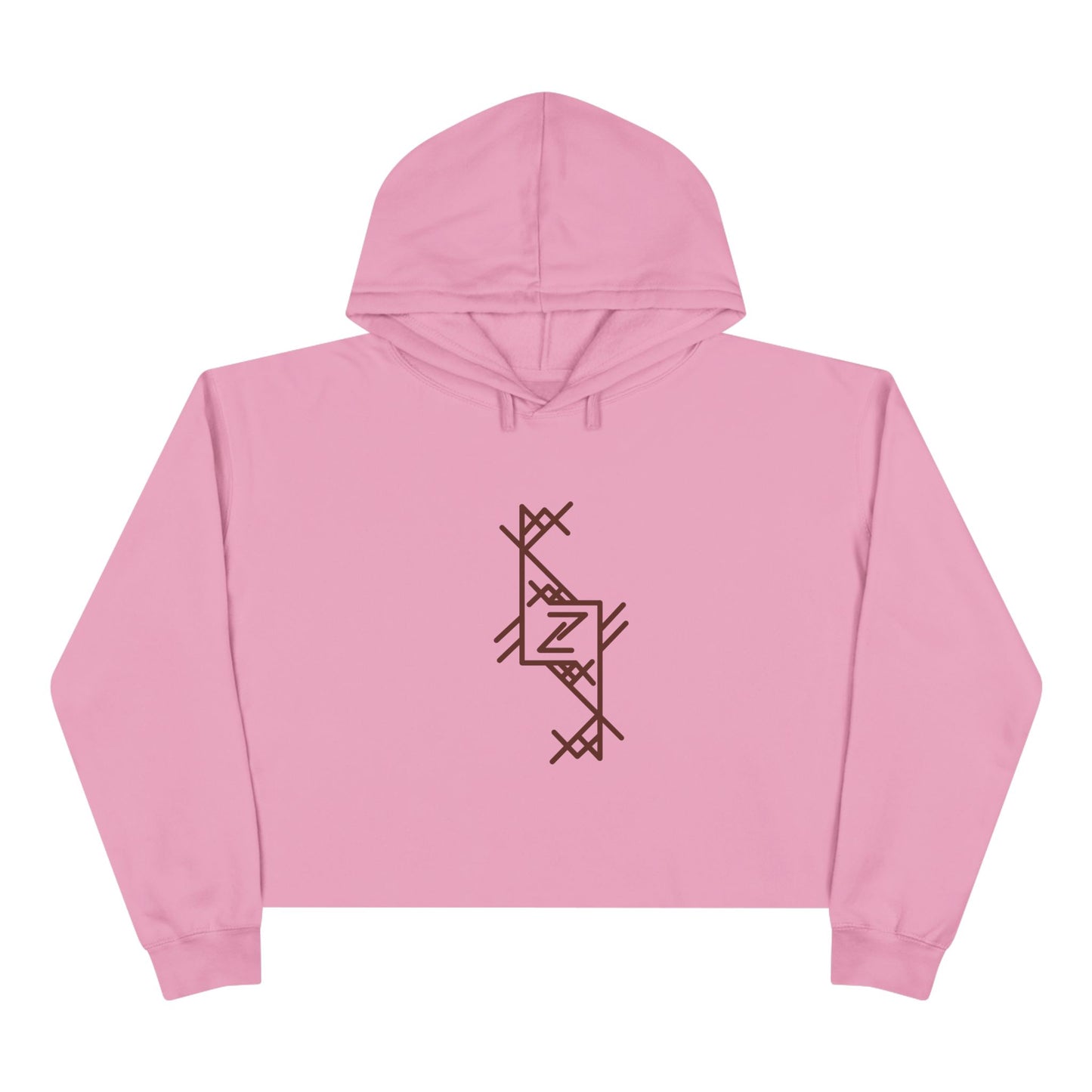 "Attitude to increase monetary income" Crop Hoodie