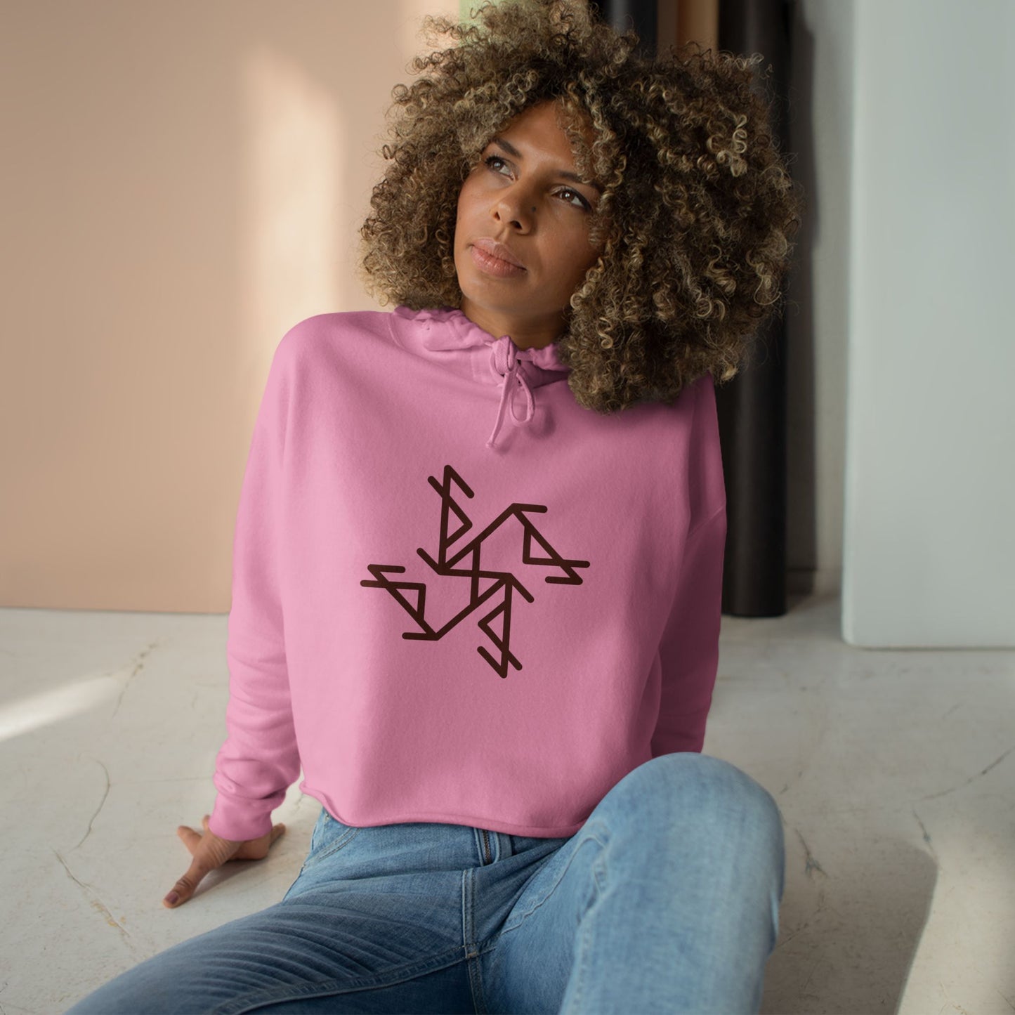 "It can remove events and situations from the past and present" Crop Hoodie