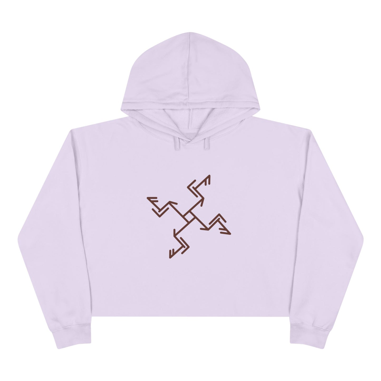"A place of power" Crop Hoodie