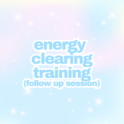 Energy Clearing Training Follow-Up Session