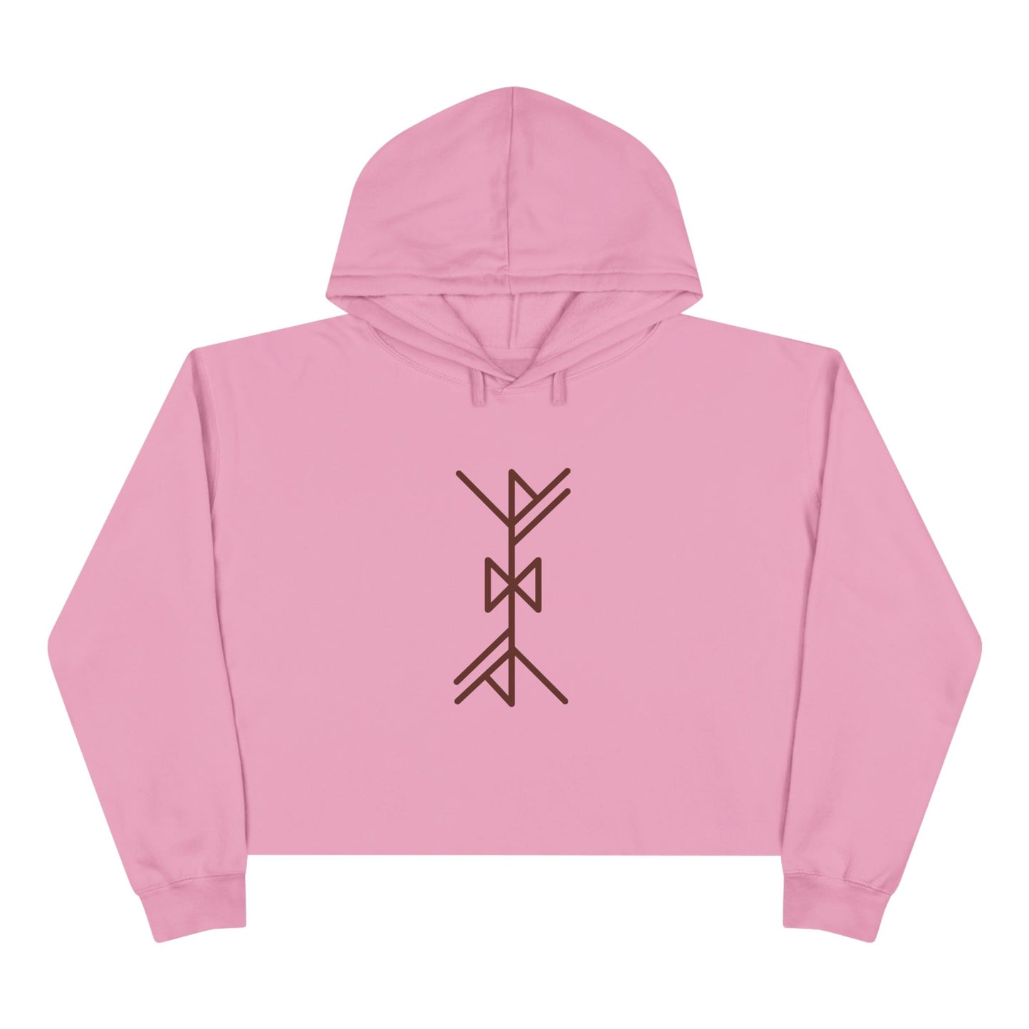 "Transforms the absence of income" Crop Hoodie