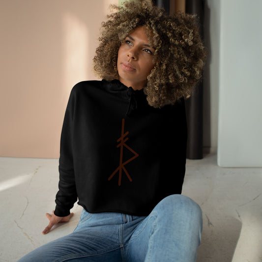 "Designed To Get What You Want" Crop Hoodie
