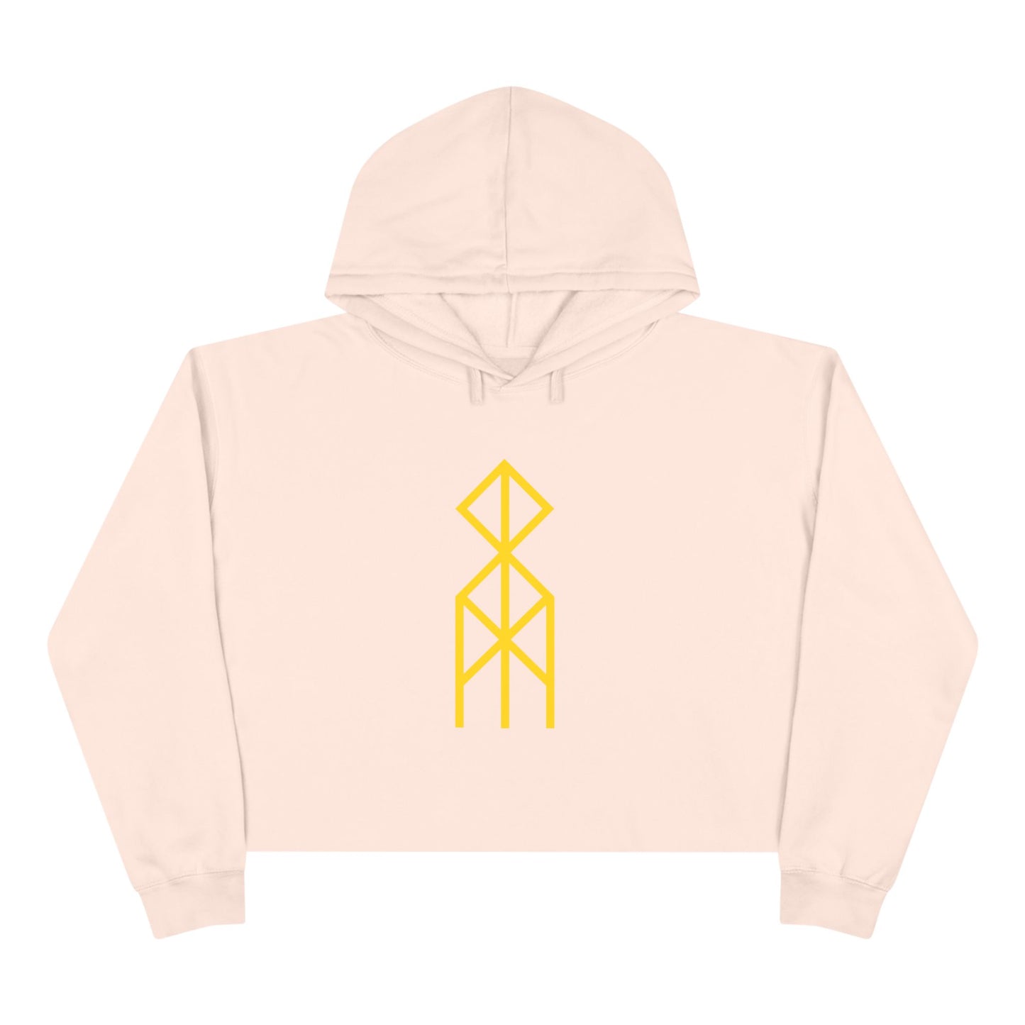 "Achieve a breakthrough in any stagnant situation" Crop Hoodie