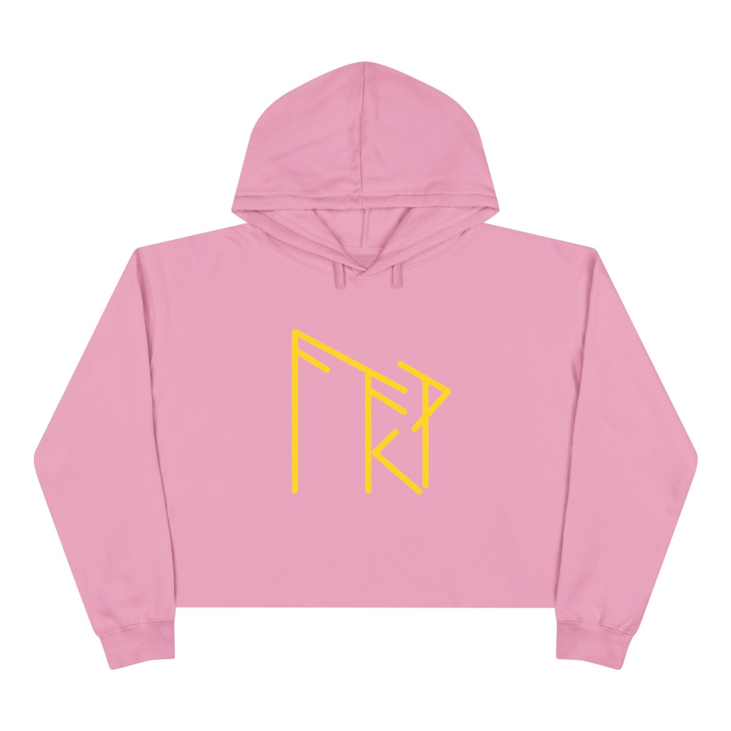 "Attracting good luck" Crop Hoodie