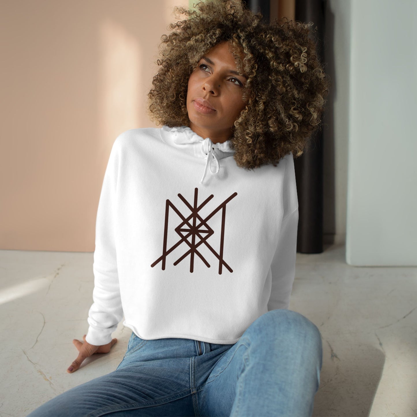 "Lucky on Special Days" Crop Hoodie