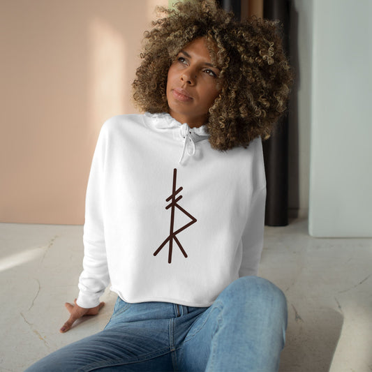 "Designed To Get What You Want" Crop Hoodie