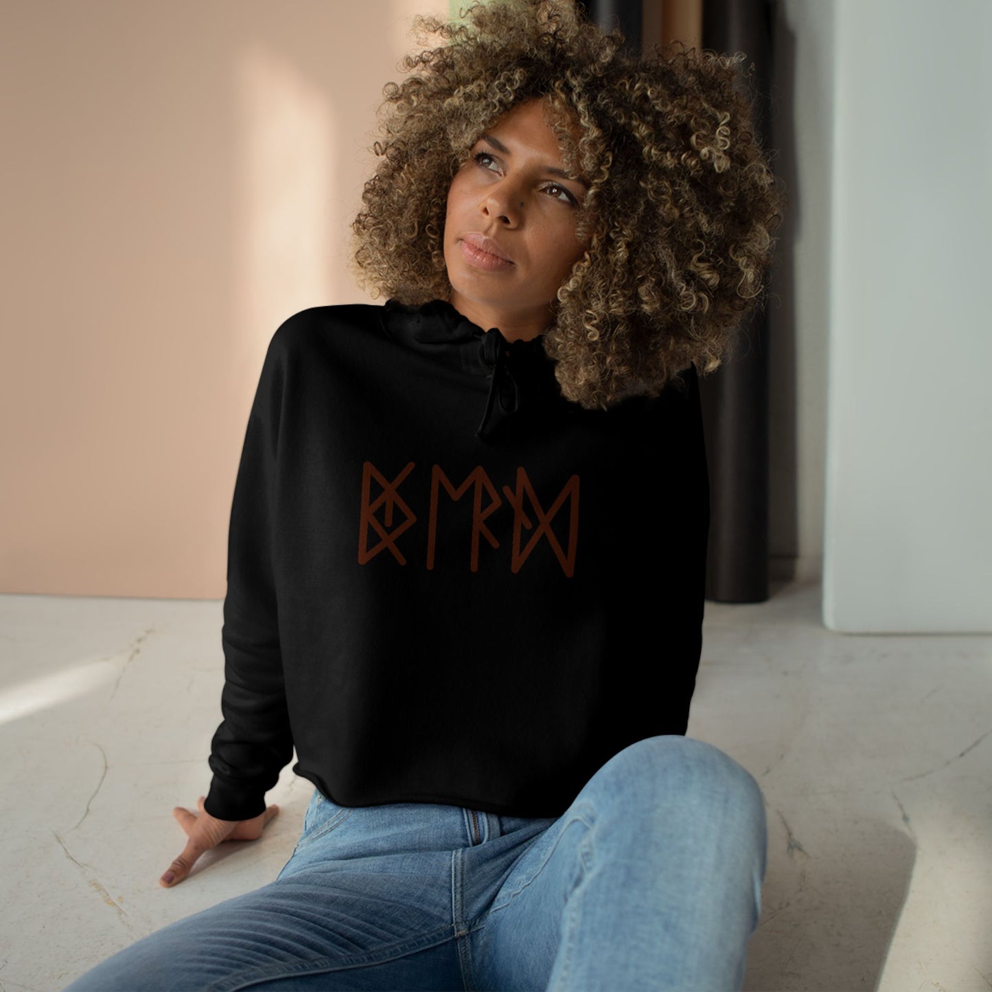 "Magor growth and change in your life" Crop Hoodie
