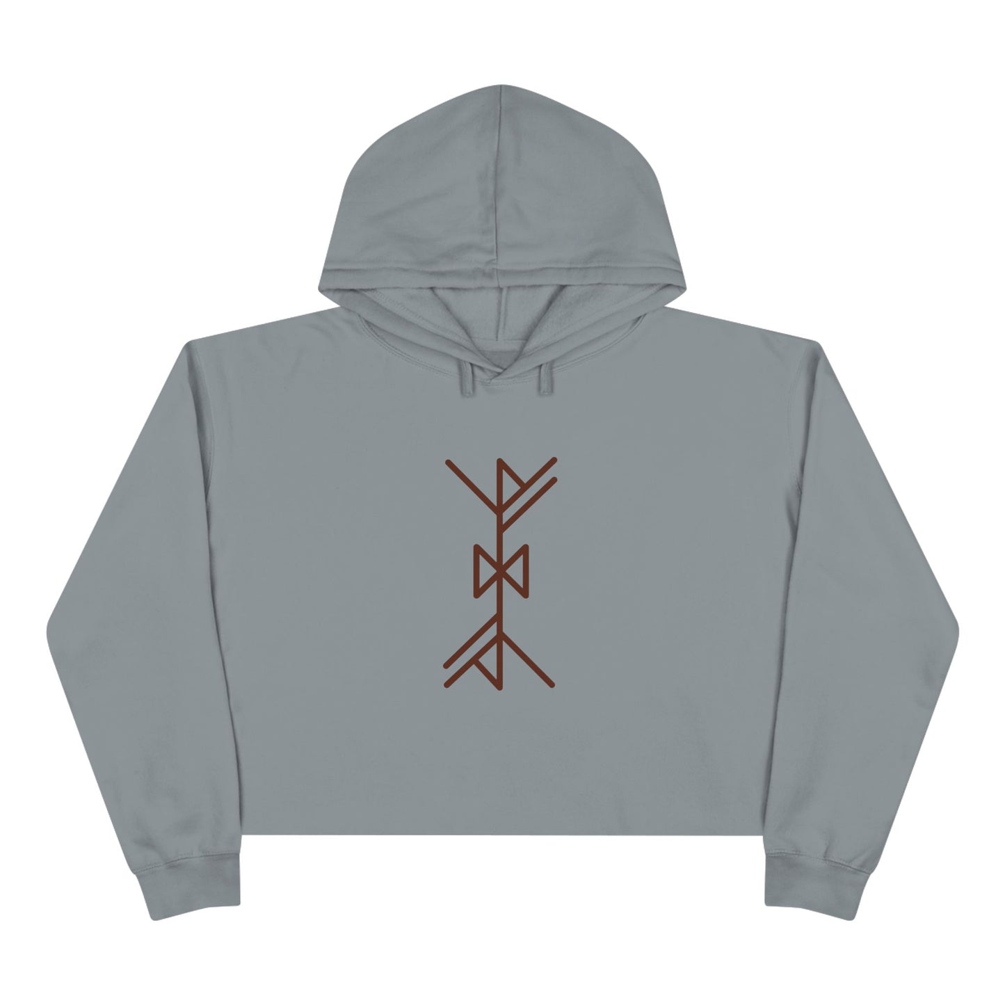 "Transforms the absence of income" Crop Hoodie