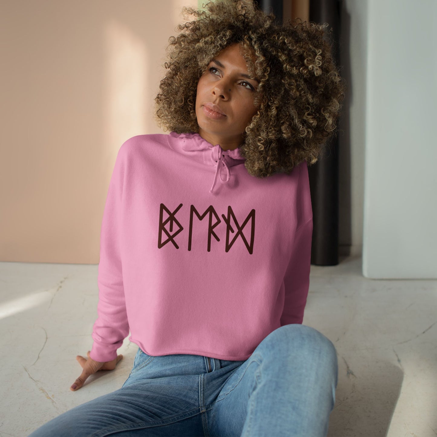 "Magor growth and change in your life" Crop Hoodie