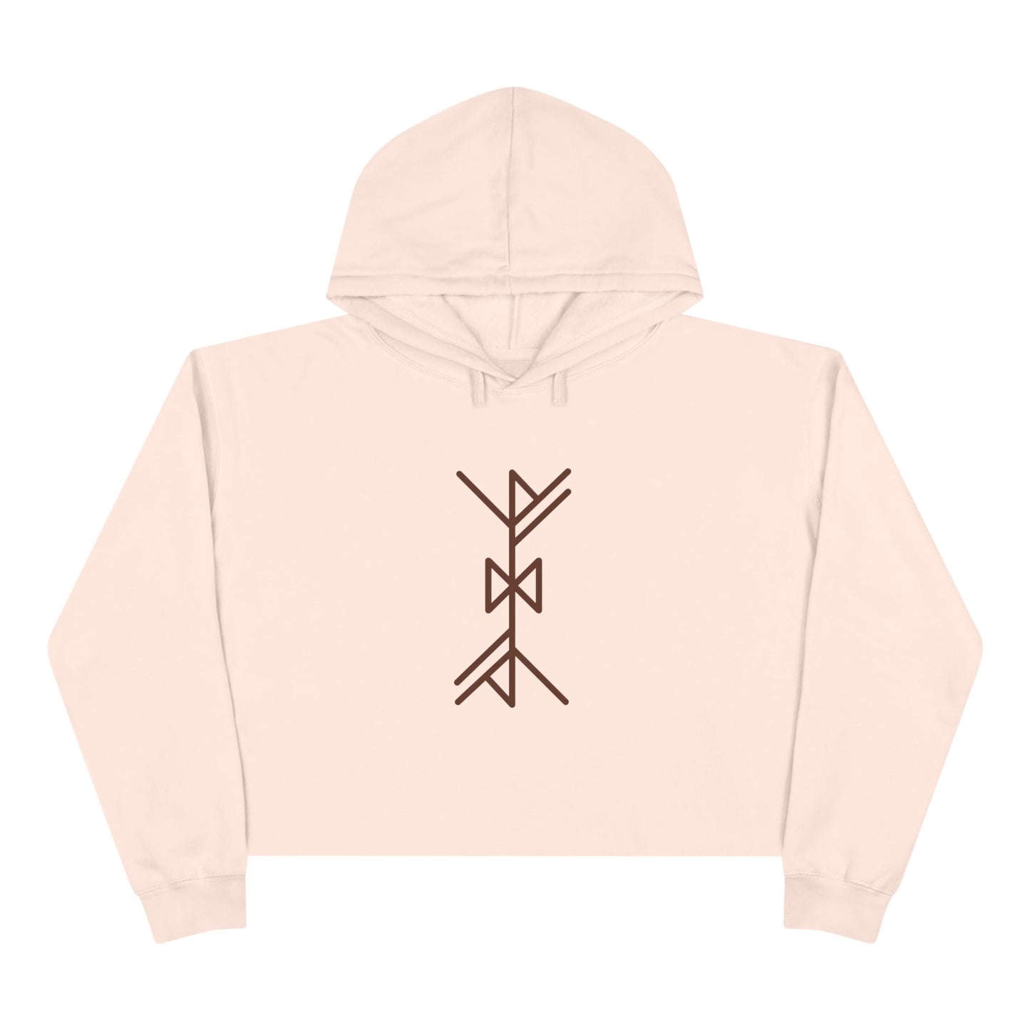 "Transforms the absence of income" Crop Hoodie