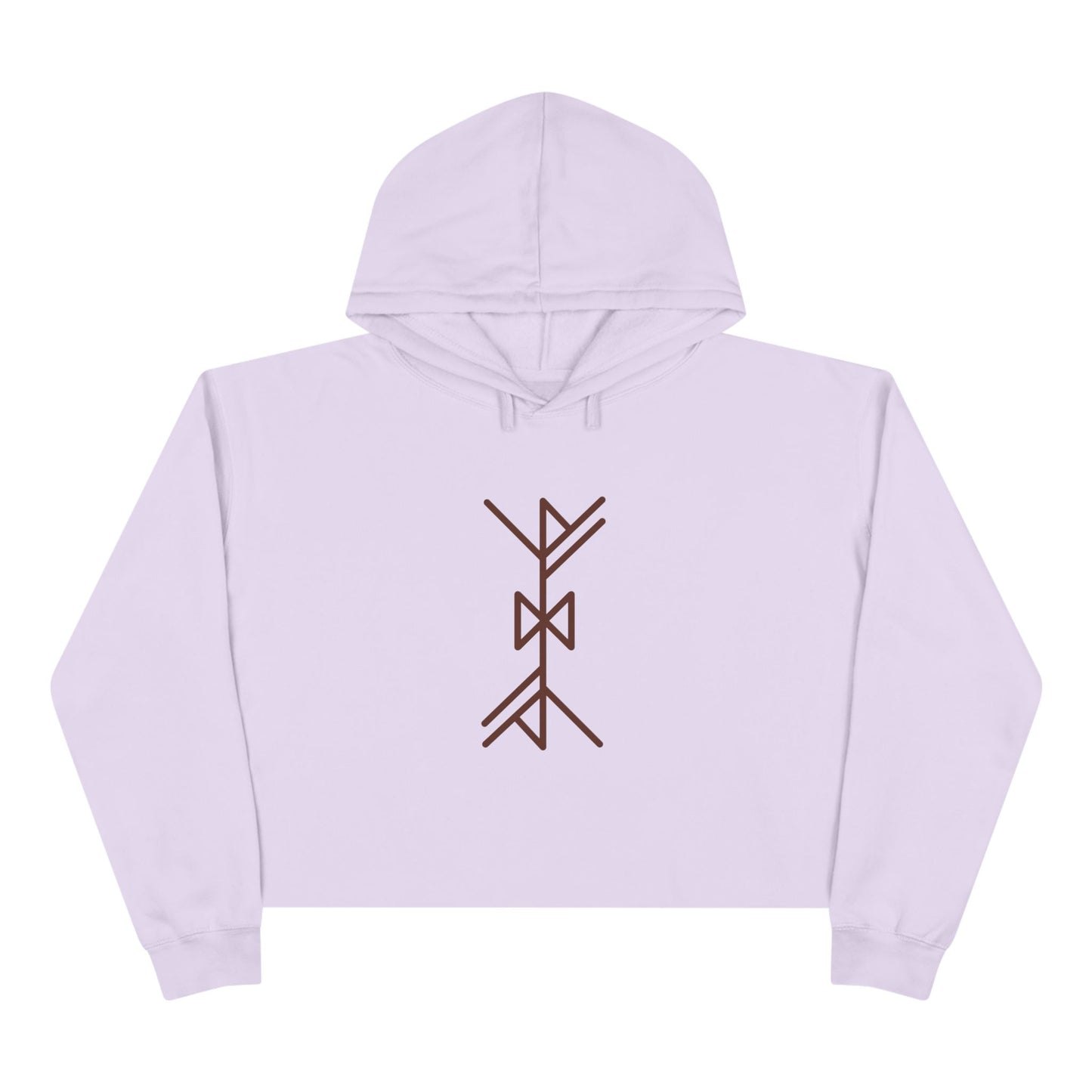 "Transforms the absence of income" Crop Hoodie