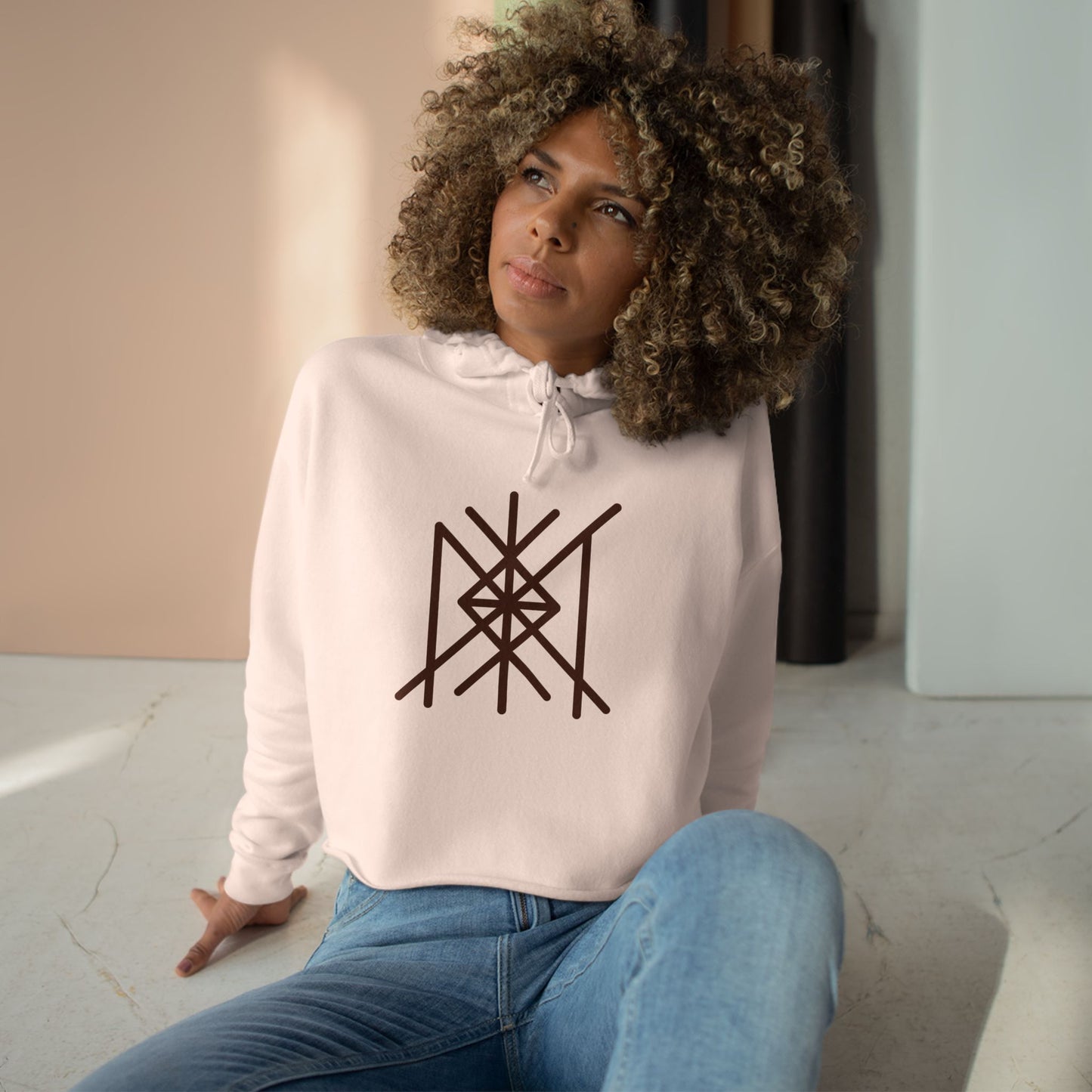 "Lucky on Special Days" Crop Hoodie