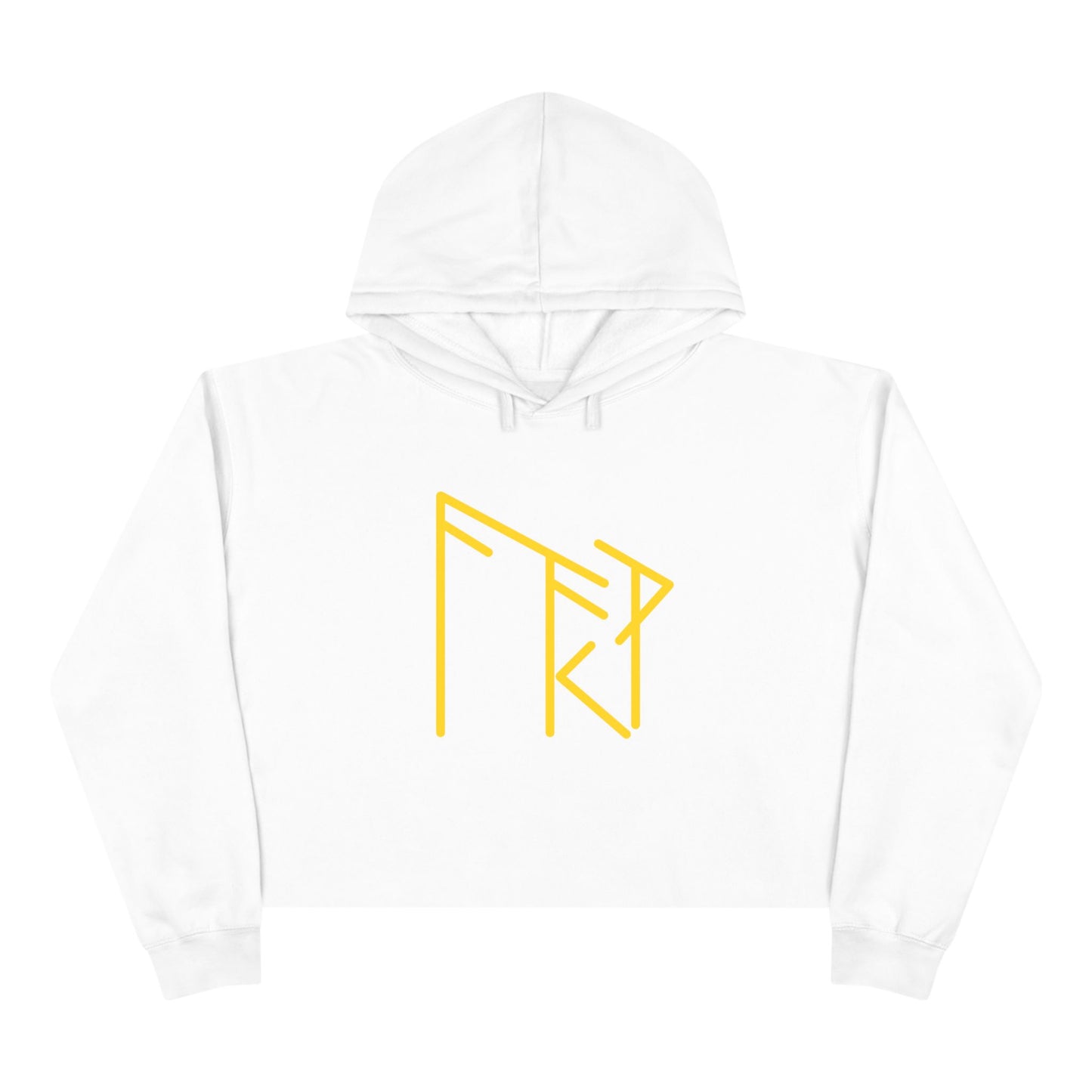 "Attracting good luck" Crop Hoodie