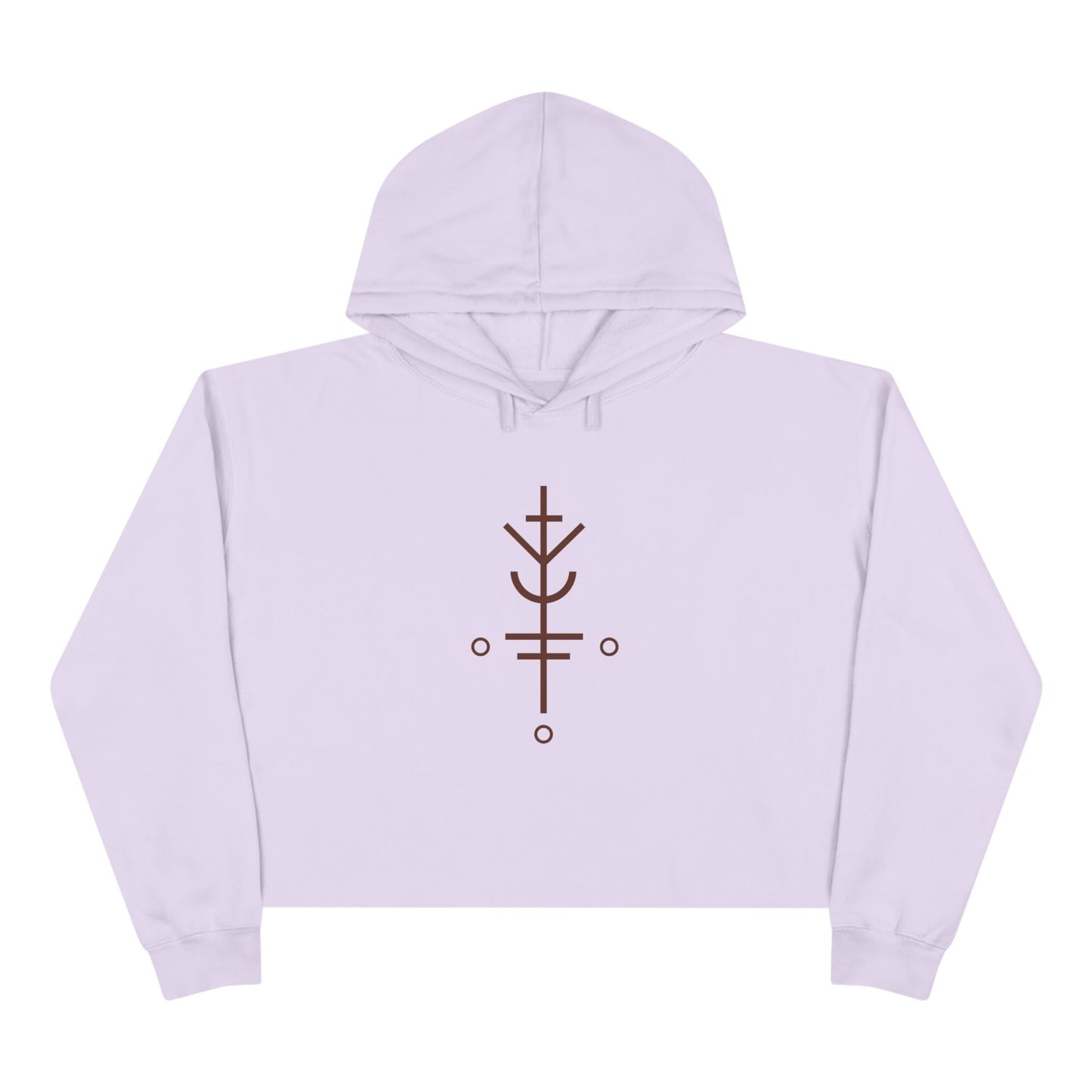 "Luck will follow you" Crop Hoodie