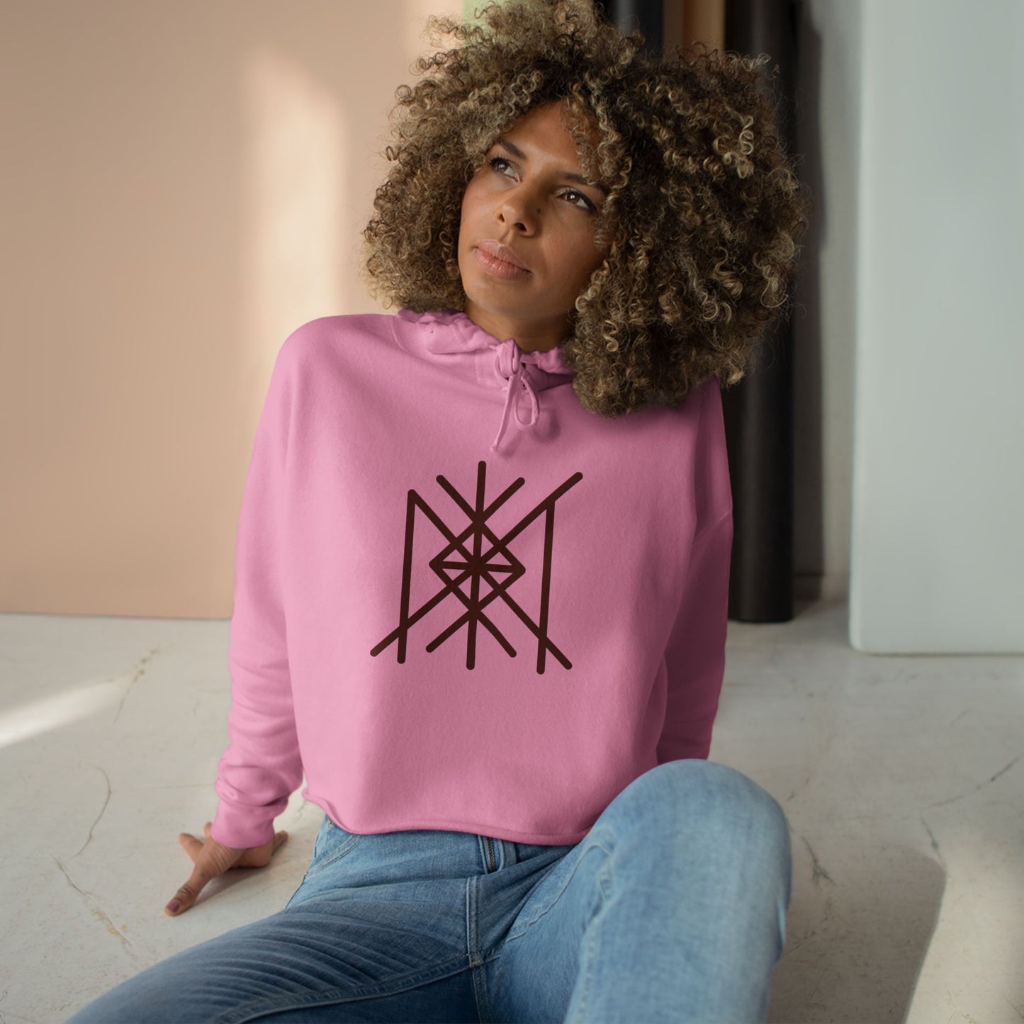 "Lucky on Special Days" Crop Hoodie