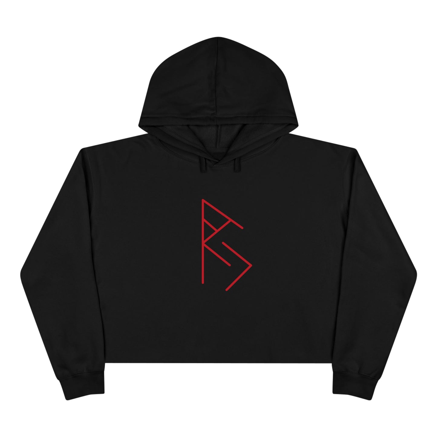 "Attracting streams of happiness!" Crop Hoodie