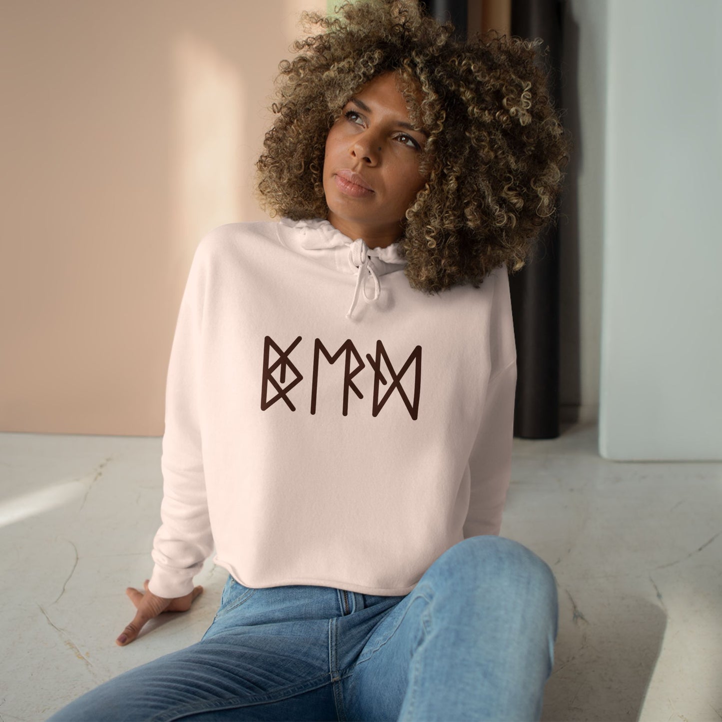 "Magor growth and change in your life" Crop Hoodie