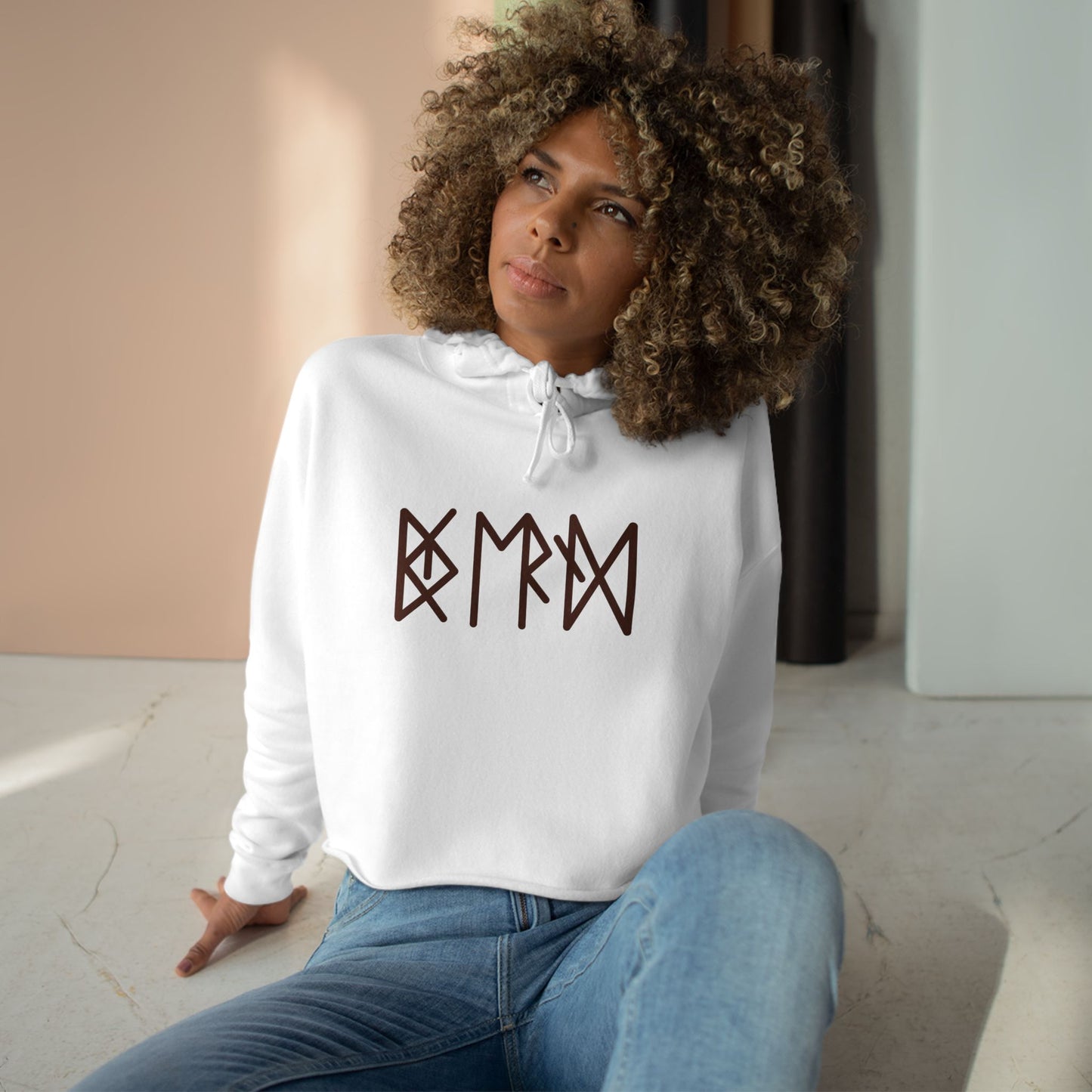 "Magor growth and change in your life" Crop Hoodie